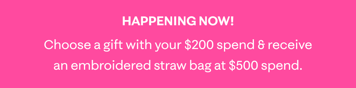 Happening Now! Gifts with Purchase