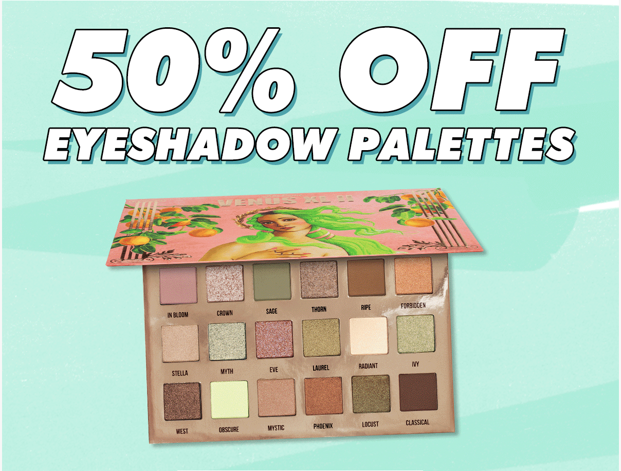 50% Off: Venus XL 2 Eye and Face Palette