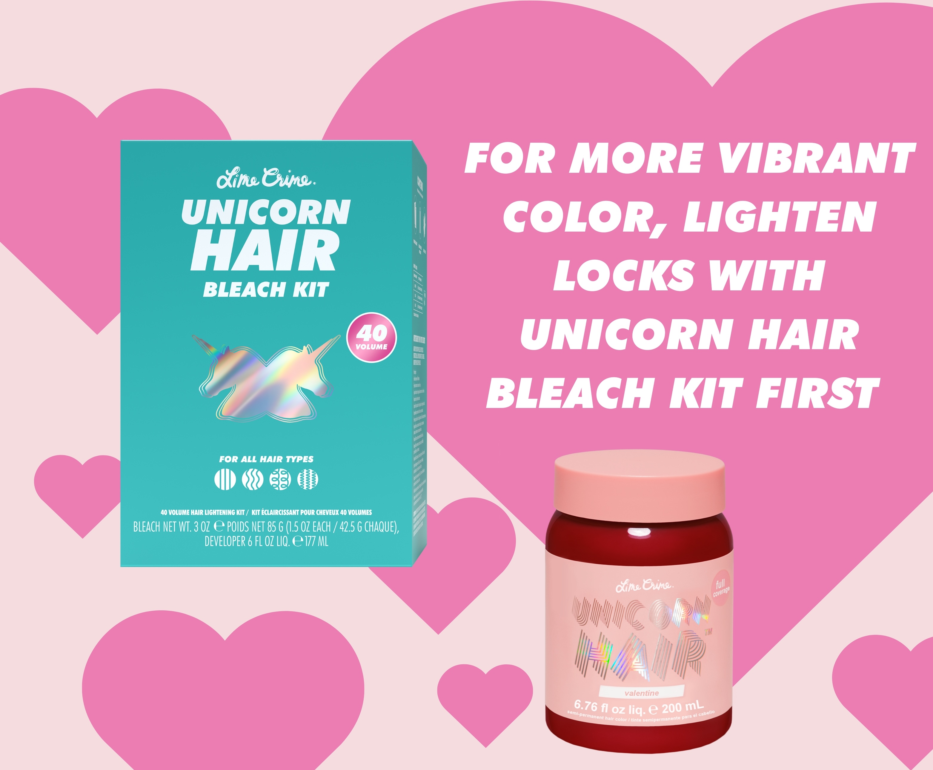 Unicorn Hair Bleach Kit