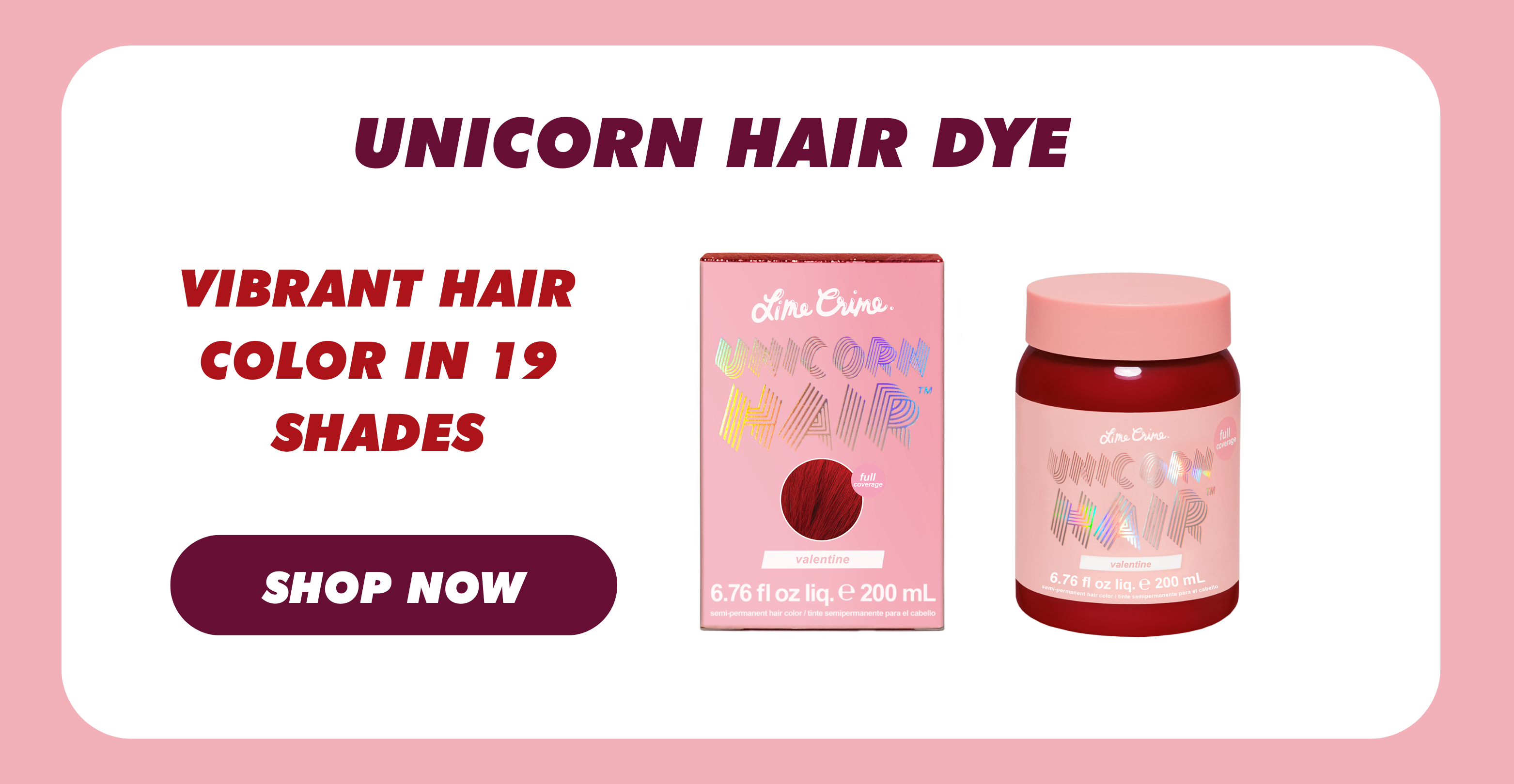 UNICORN HAIR DYE | VIBRANT HAIR COLOR IN 19 SHADES | SHOP NOW