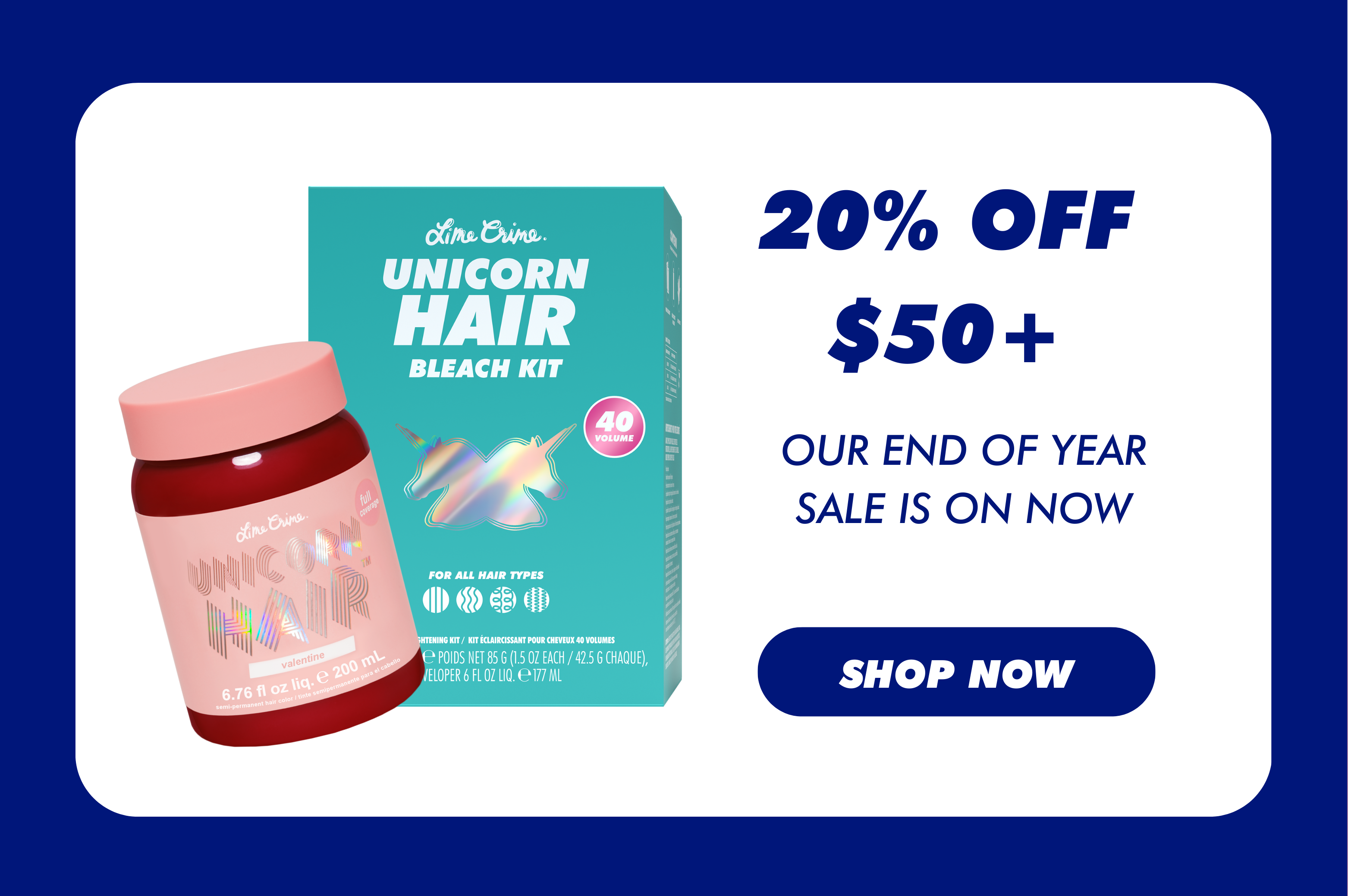 20% Off $50+ | Our End of Year Sale is On Now | Shop Now