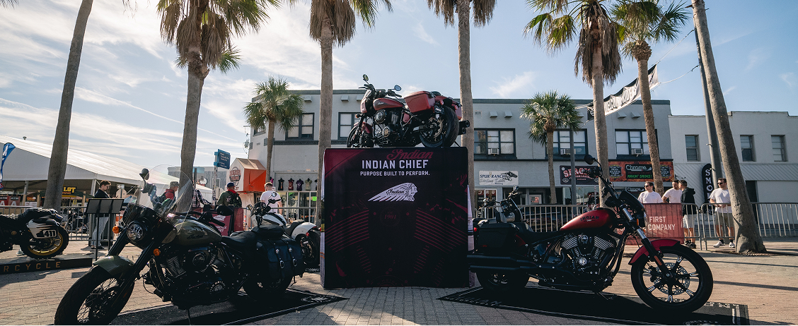 Indian Motorcycles at Daytona Bike Week