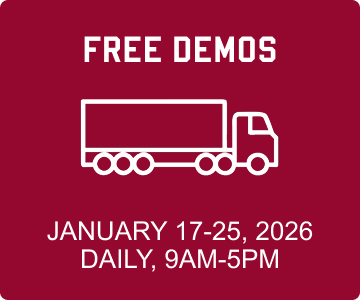 Free Demos, January 17th to 25th, 2026, Daily from 9am to 5pm
