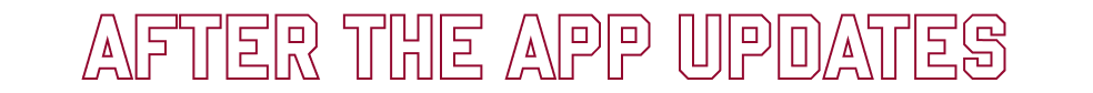 After the App Updates