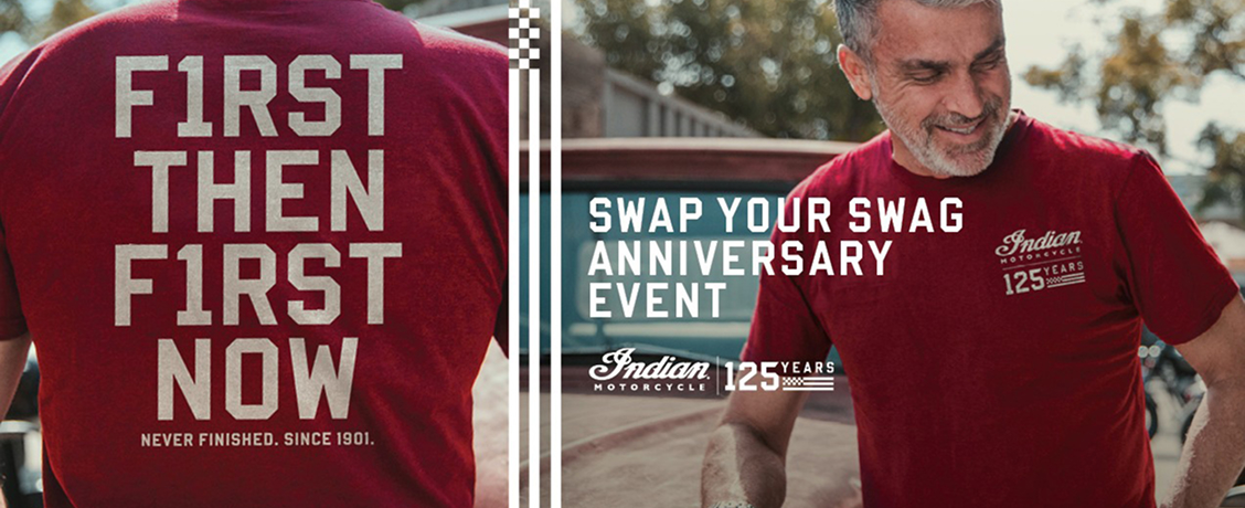 First then first now, Swap your swag anniversary Event
