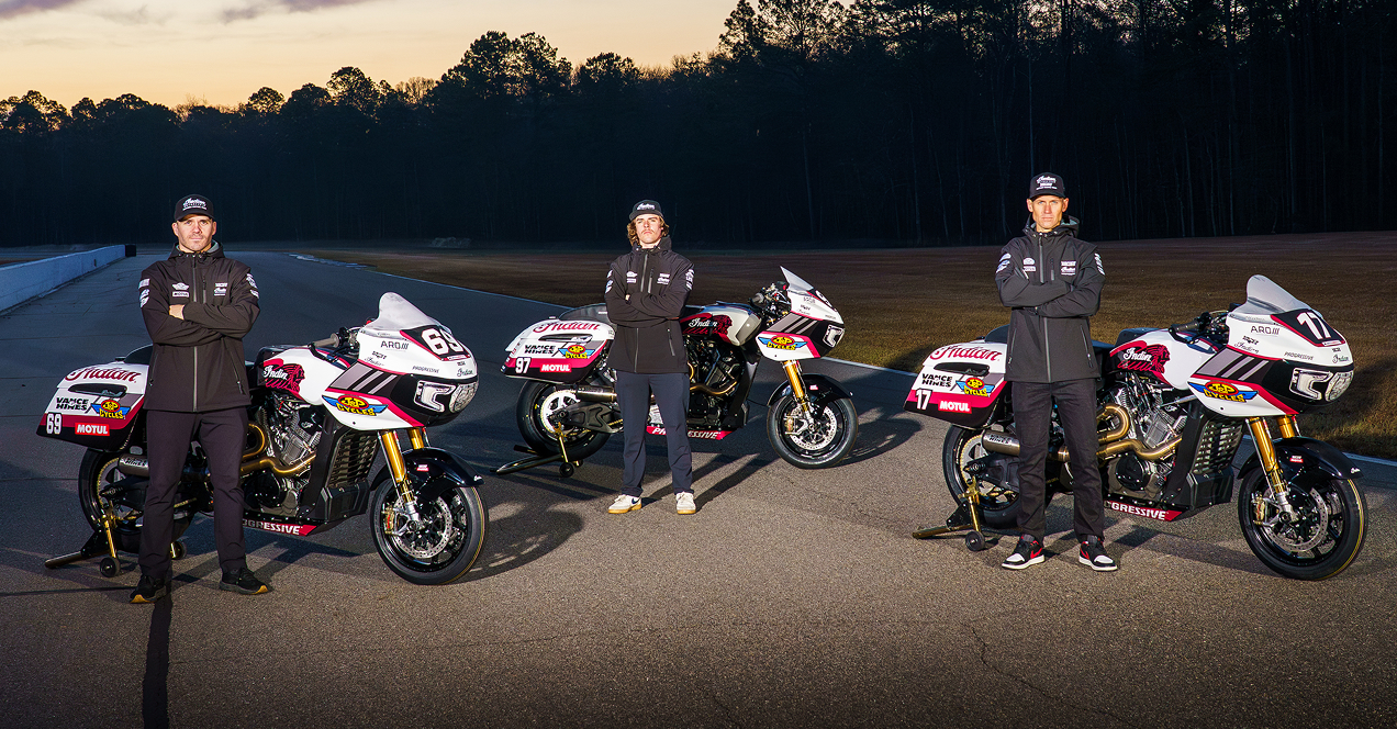 Meet the Indian Motorcycle Racing Wrecking Crew Team