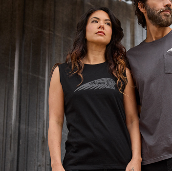 Headdress print tank