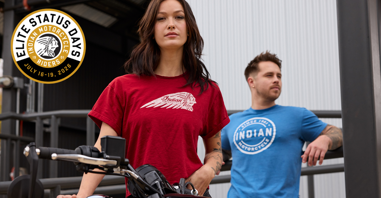Indian Motorcycle's Elite Status Days, July 16th-19th, 2026