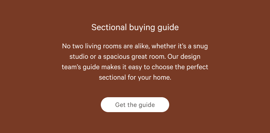 Get the sectional buying guide