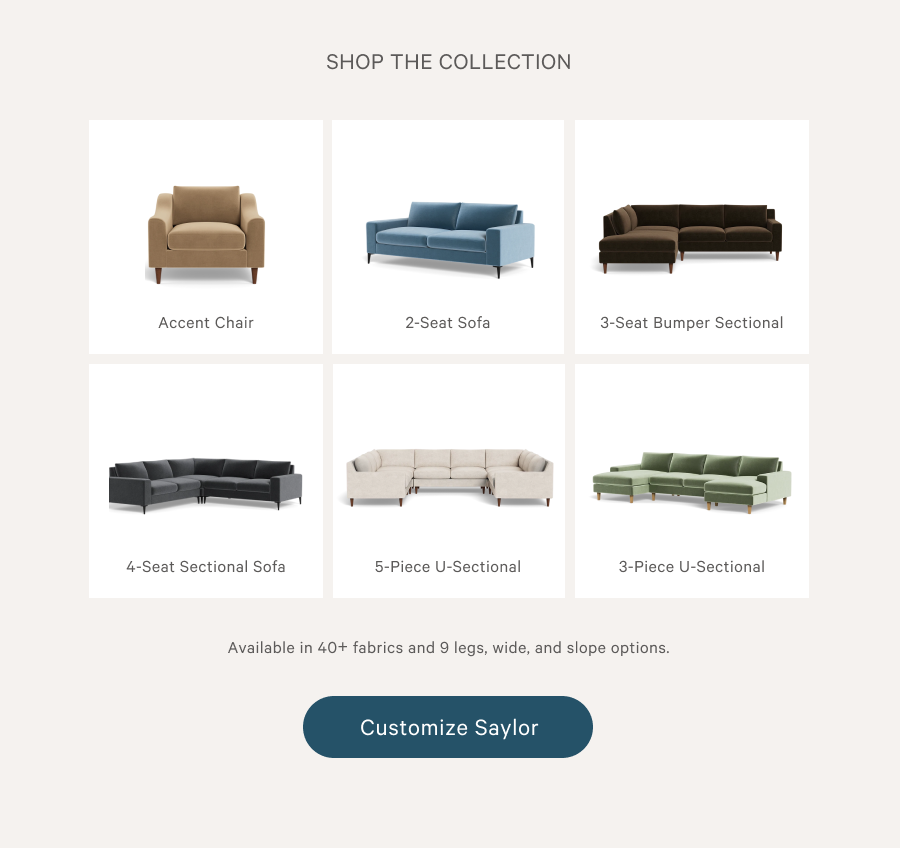 Shop the Saylor Collection