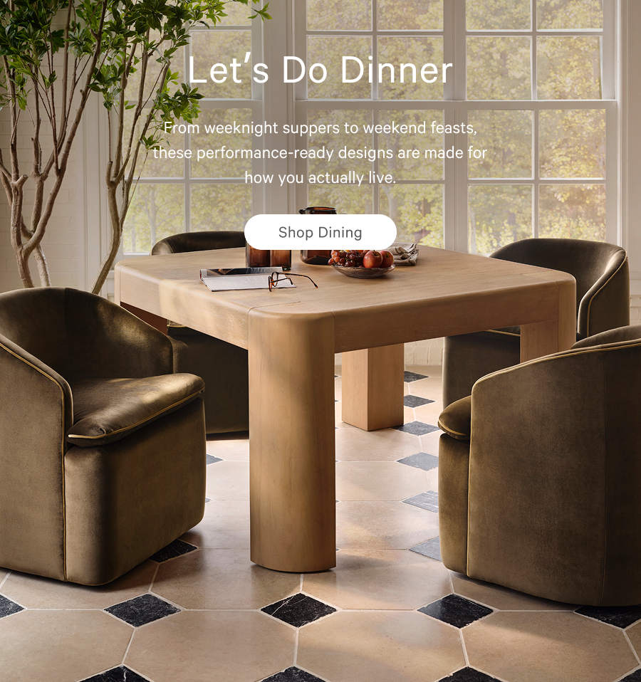 Let's do dinner: Shop Dining