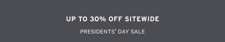 Up to 30% off sitewide