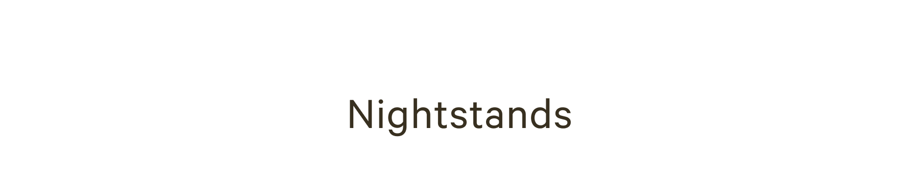 Nightstands
