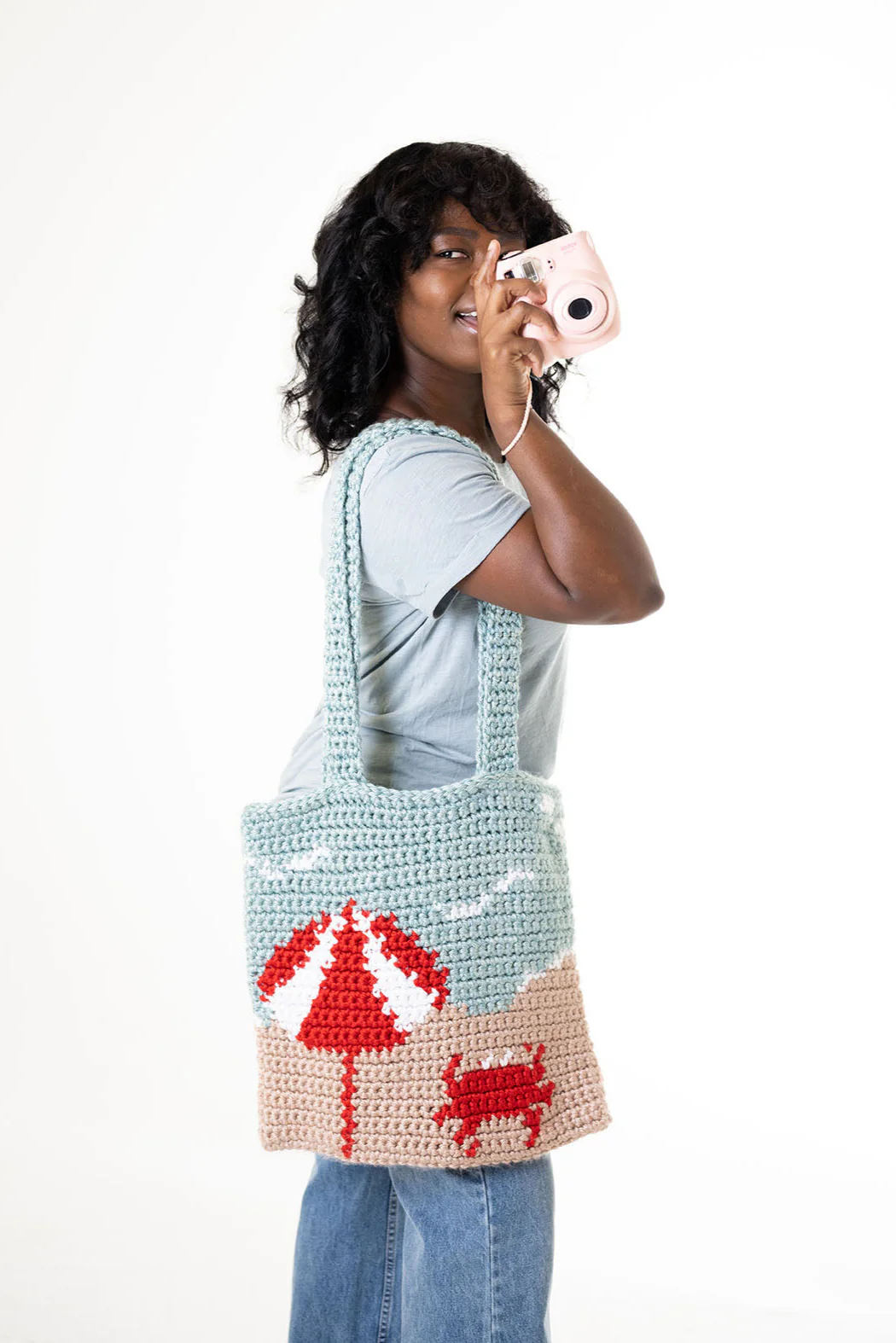 Image of Beach Scene Bag (Crochet)