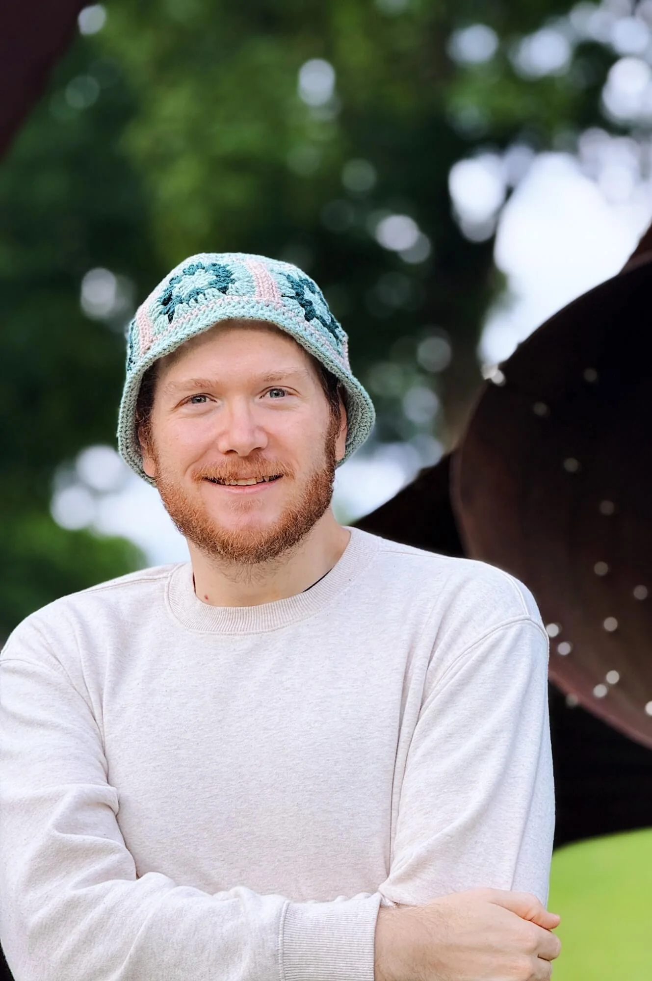 Image of Crochet Kit - Earth Grid Hat