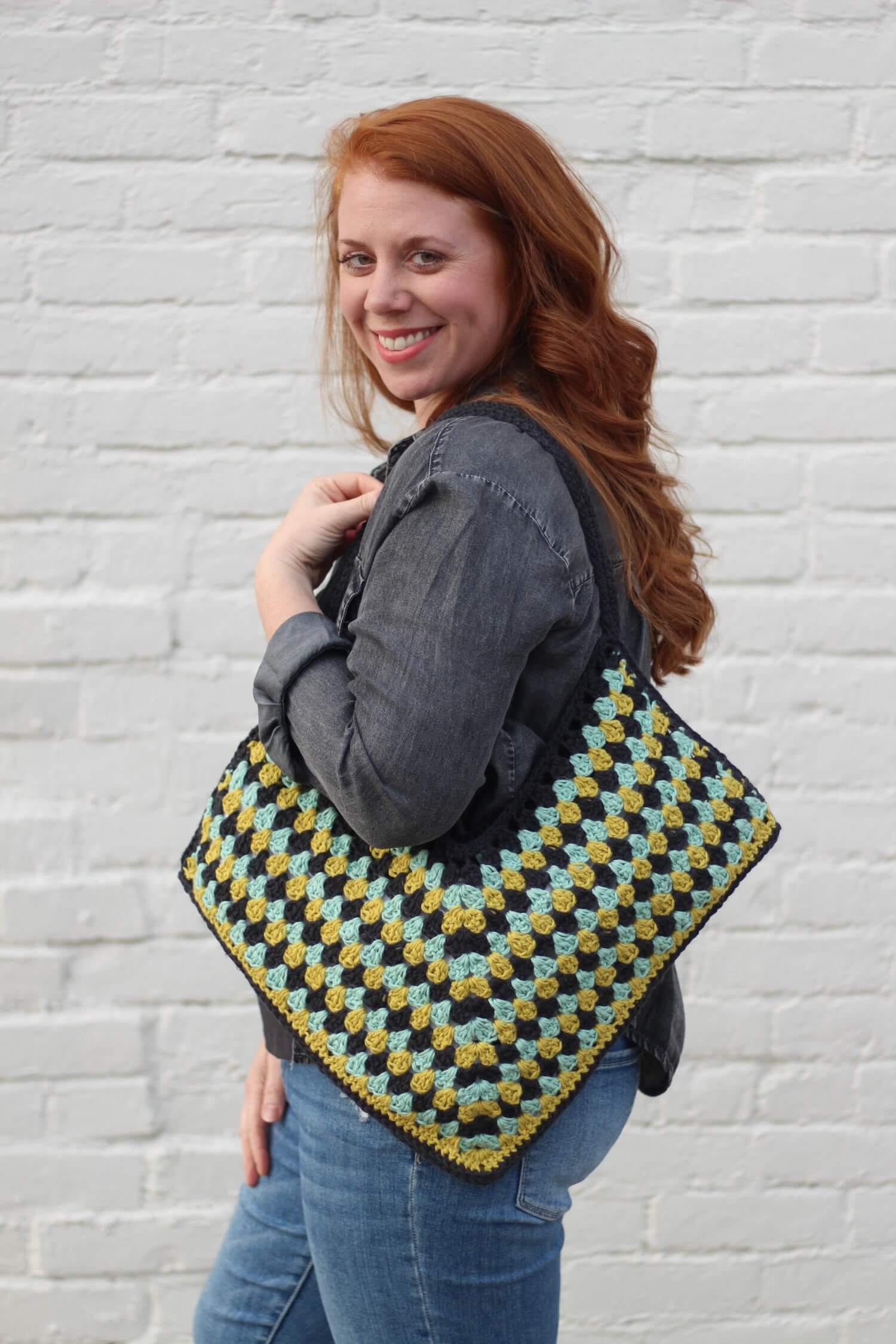 Image of Crochet Kit - Retro Rhythm Bag