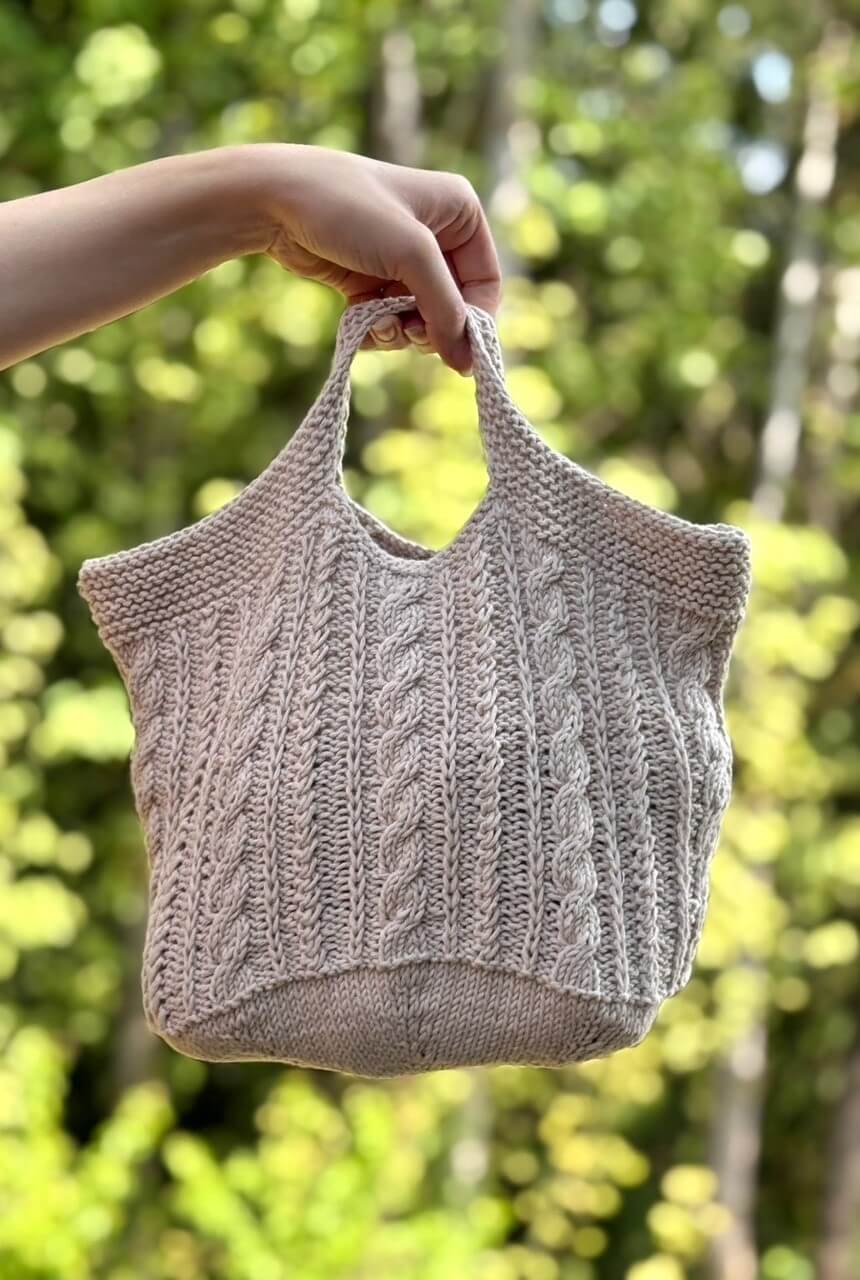 Image of Knit Kit - Platted Bag