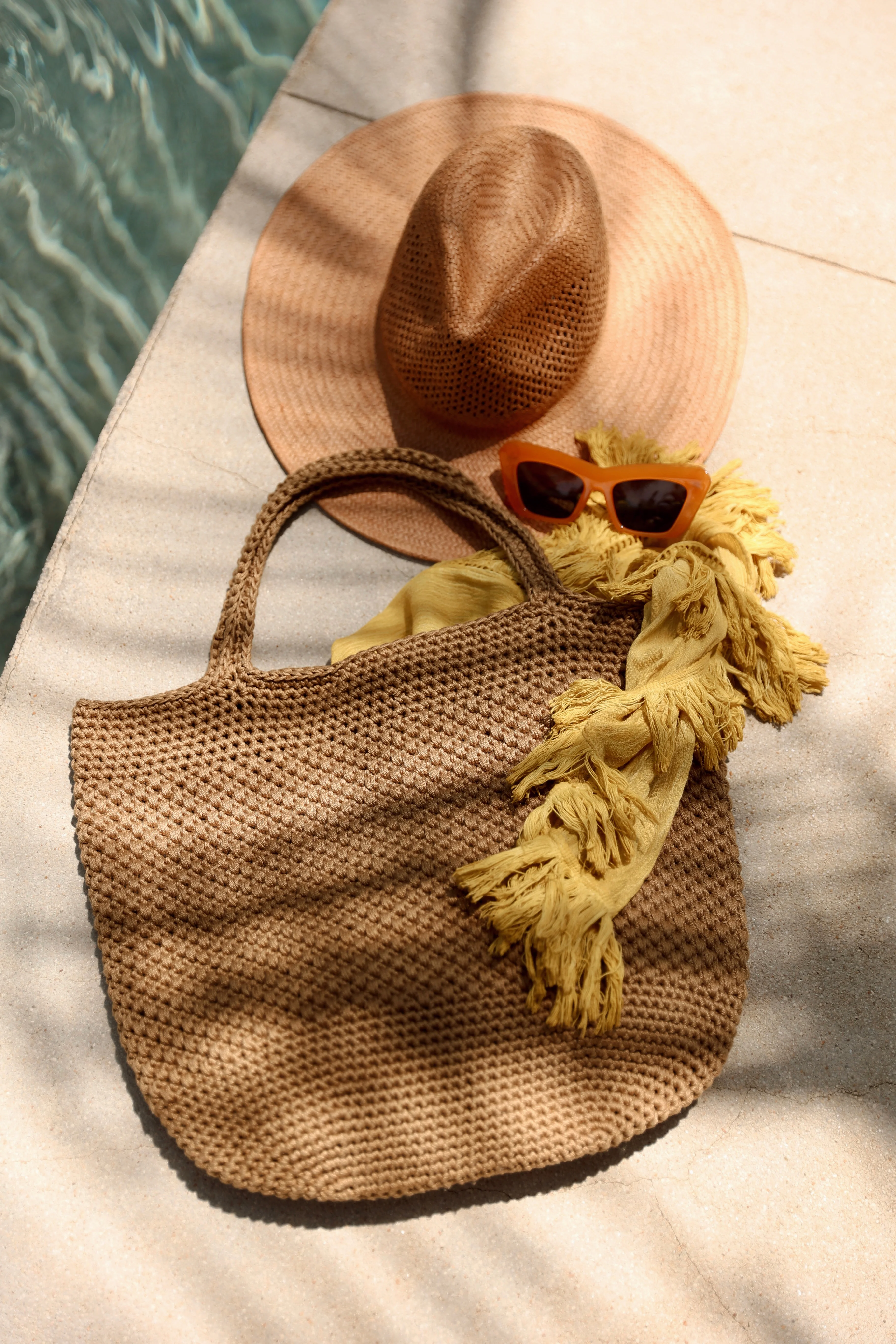 Image of Crochet Kit - Èze Basket Bag