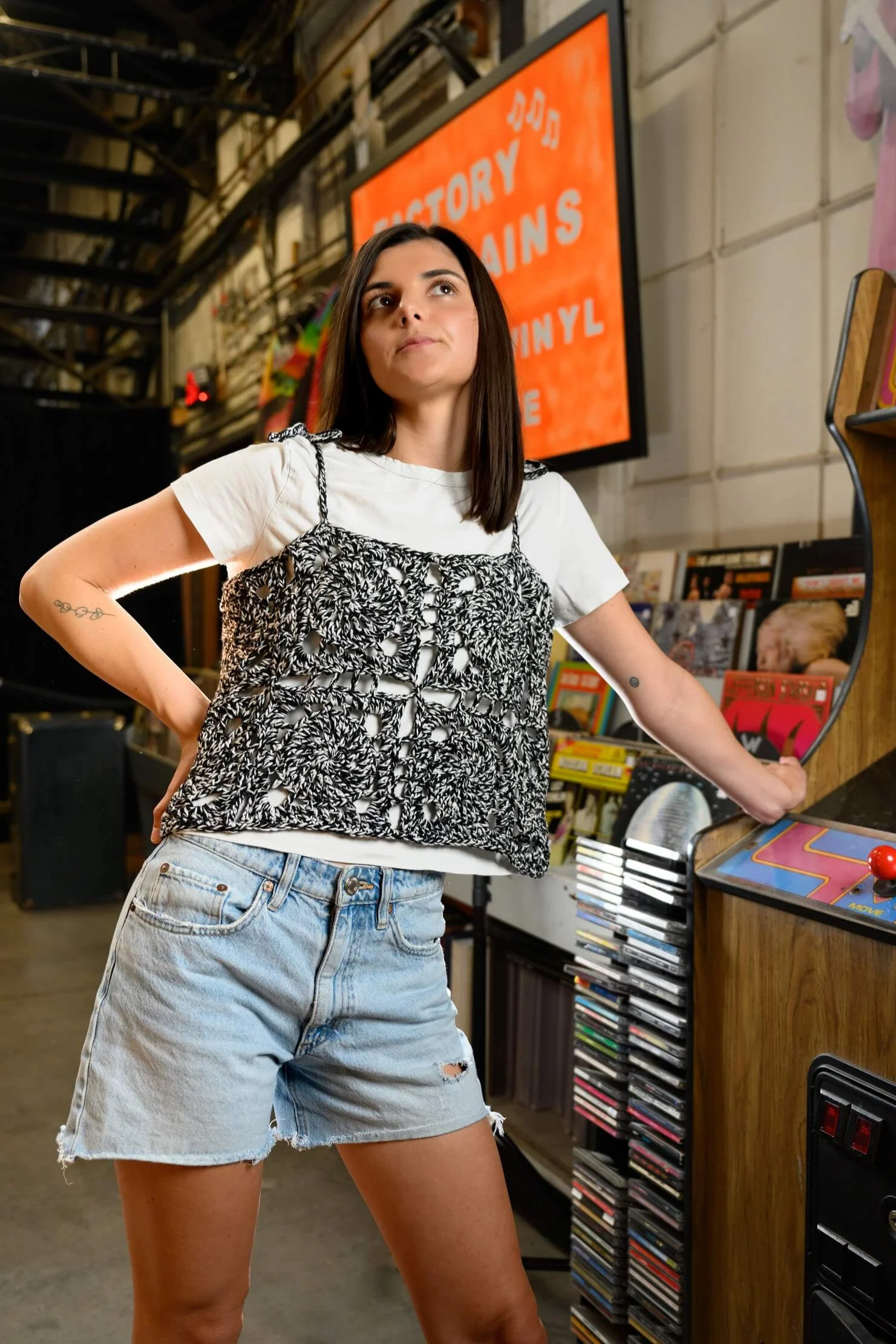 Image of Granny Square Tied Top (Crochet)