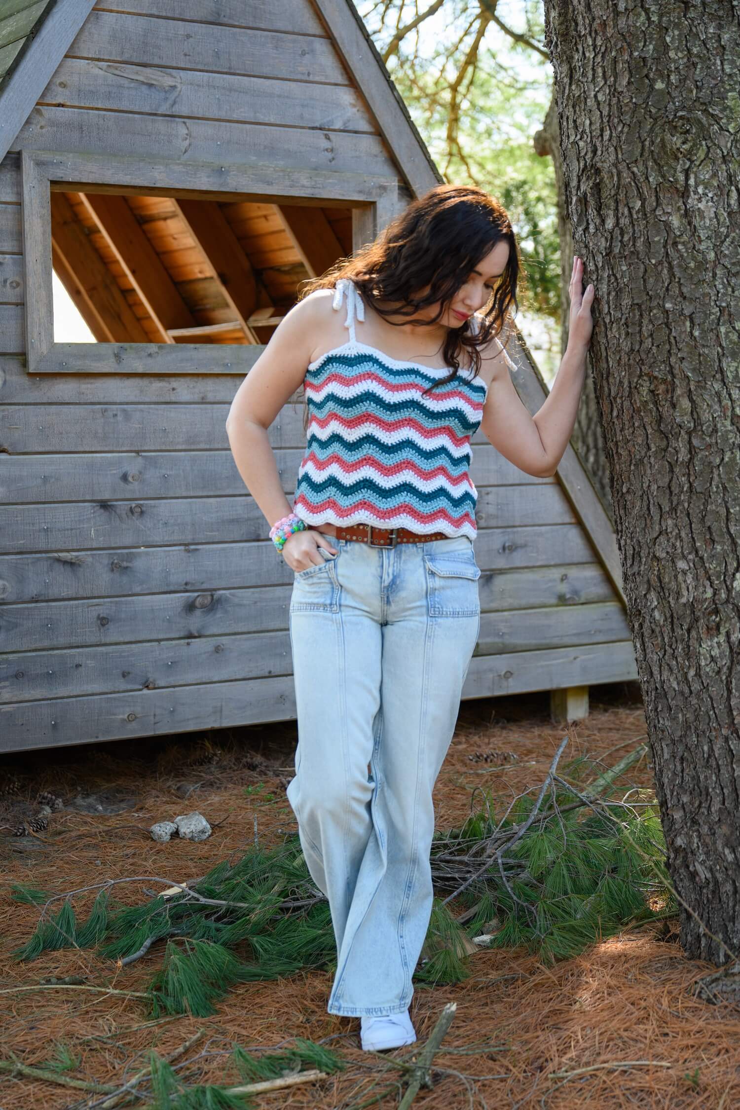 Image of Ripple Tank Top (Crochet)