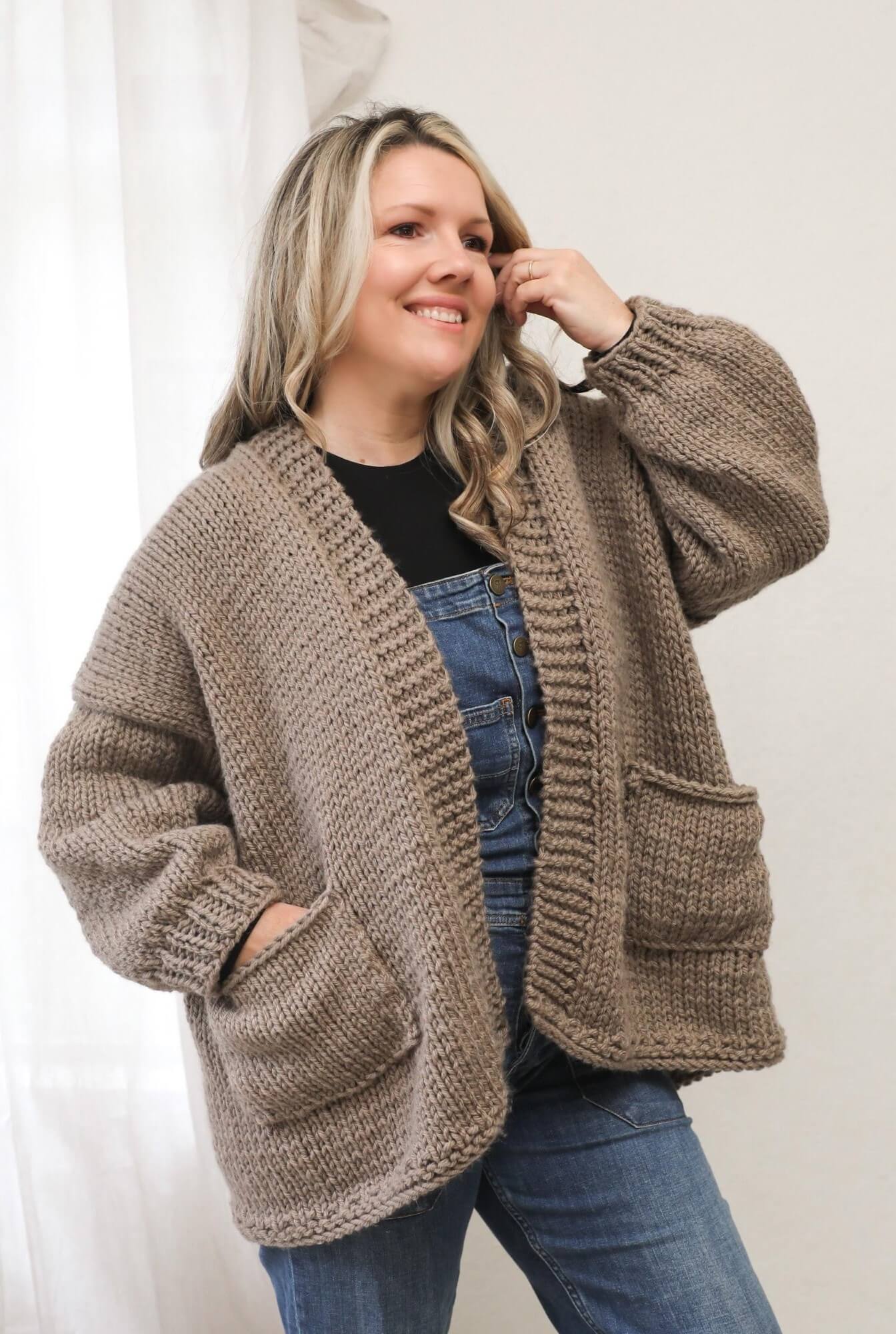 Image of Knit Kit -Stone Cardigan