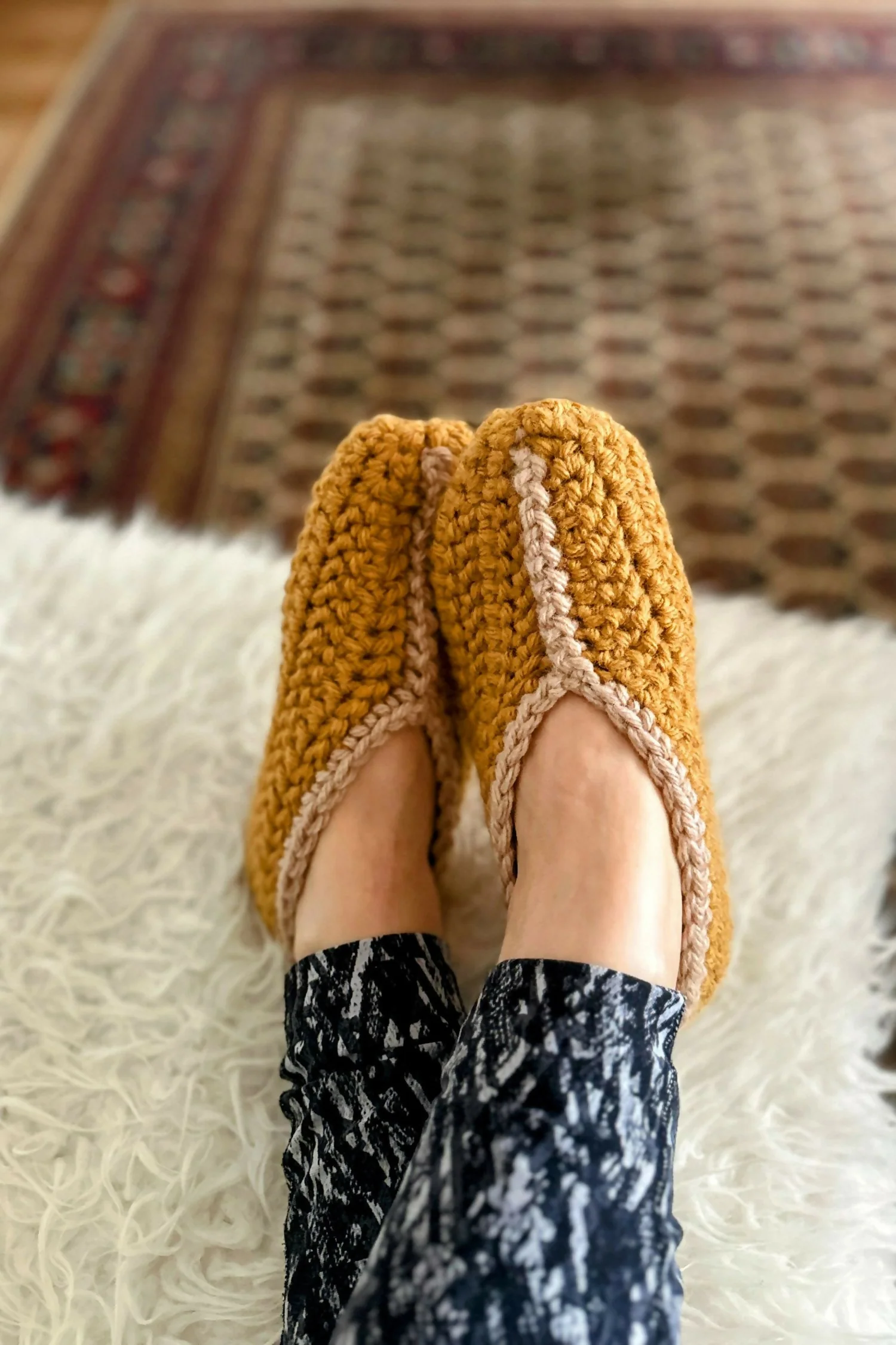 Image of Cozy Slippers (Crochet)