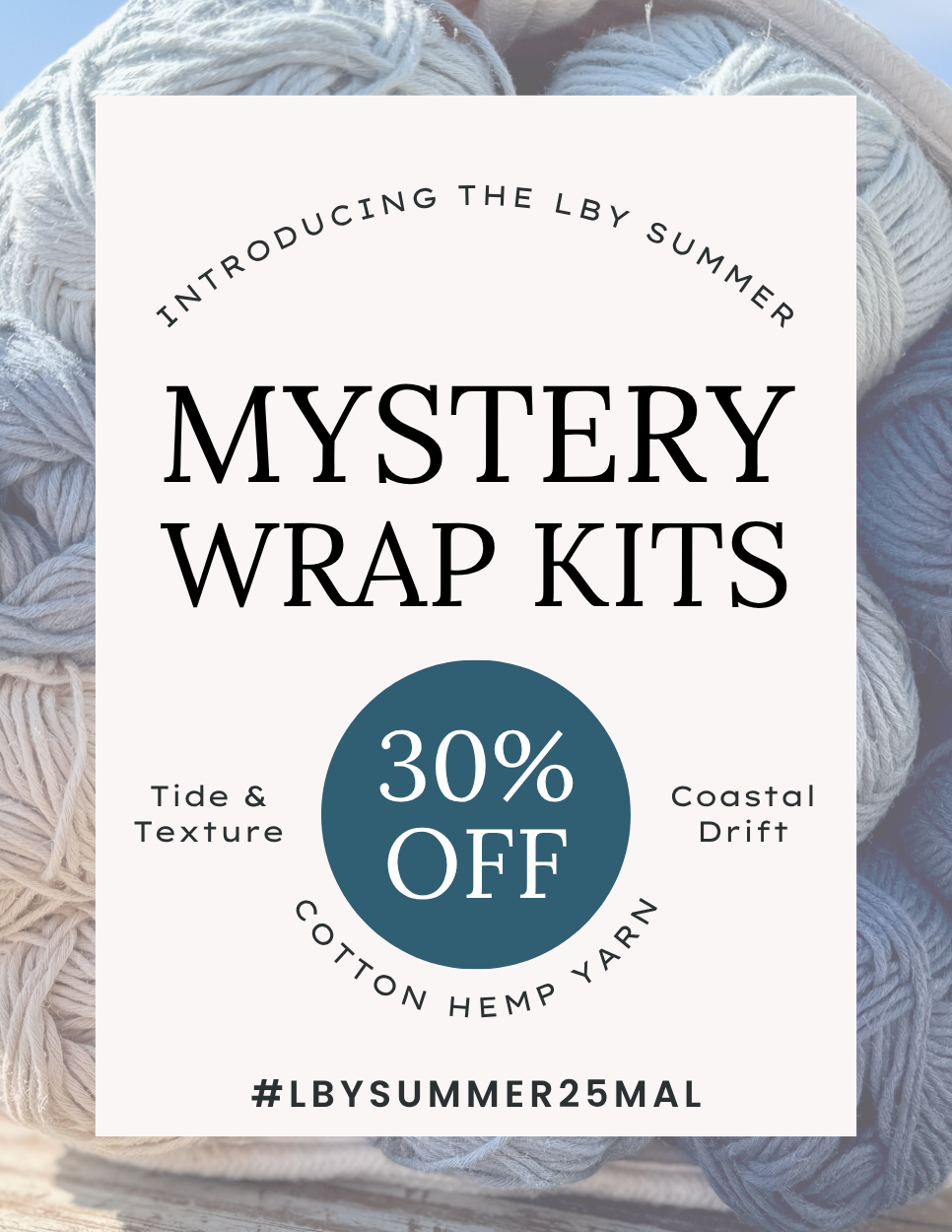 Crochet mystery wrap kit