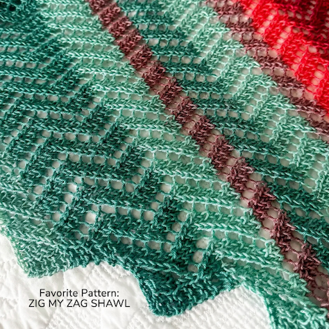zig zag shawl
