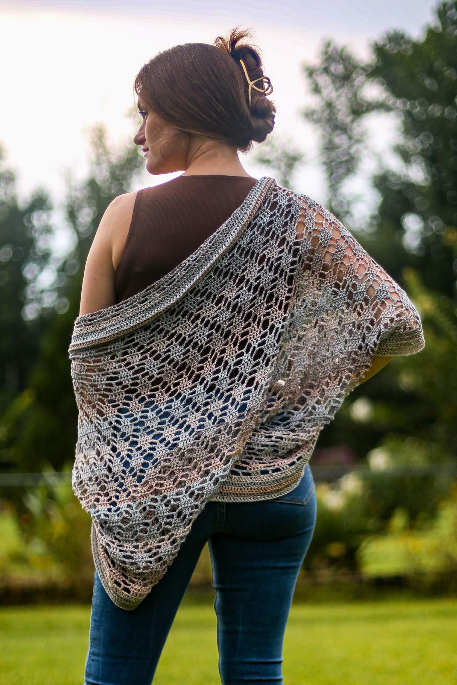 Image of Crochet Kit - Lacy Cocoon Cardi