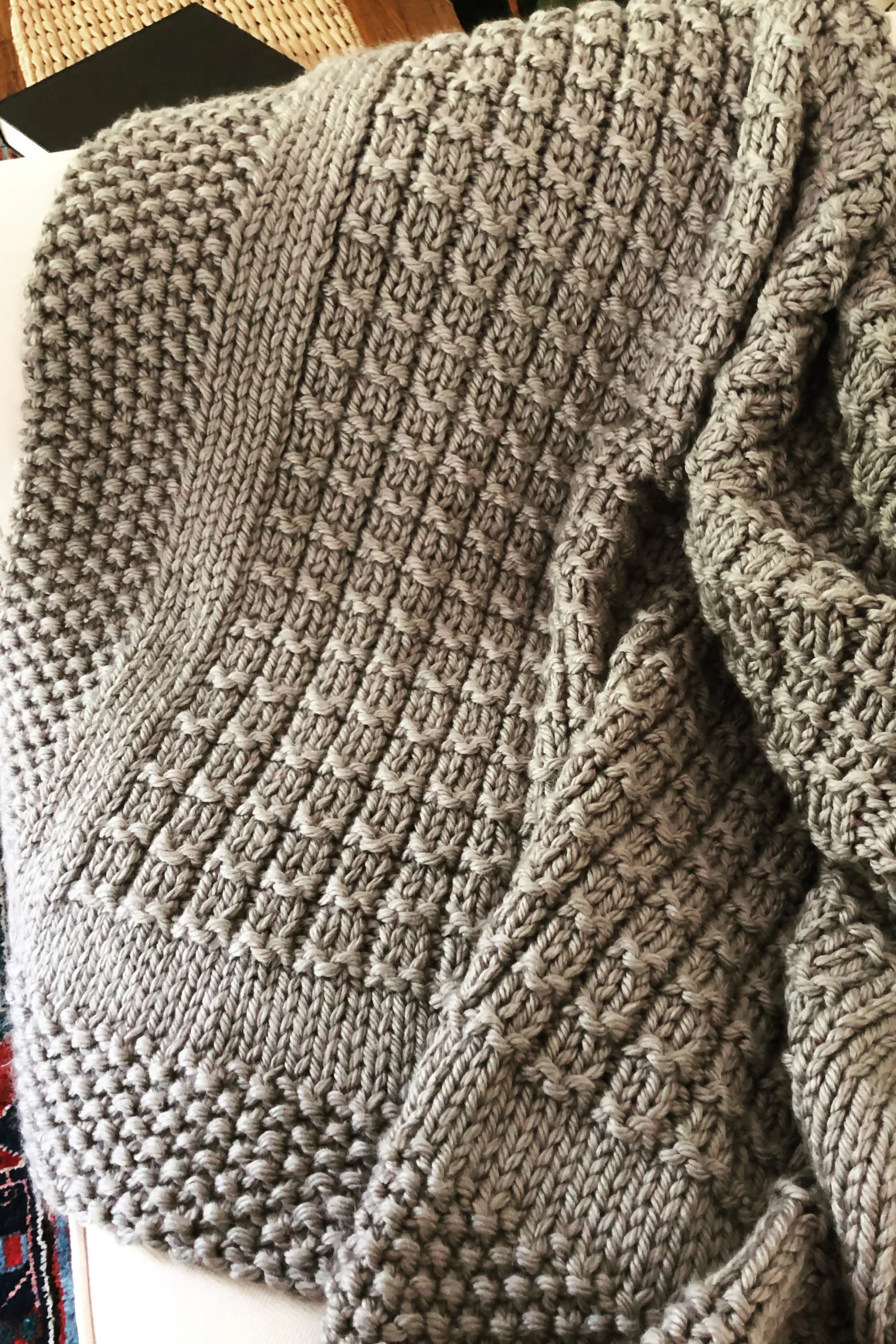 Image of Over the Rooftops Blanket (Knit)
