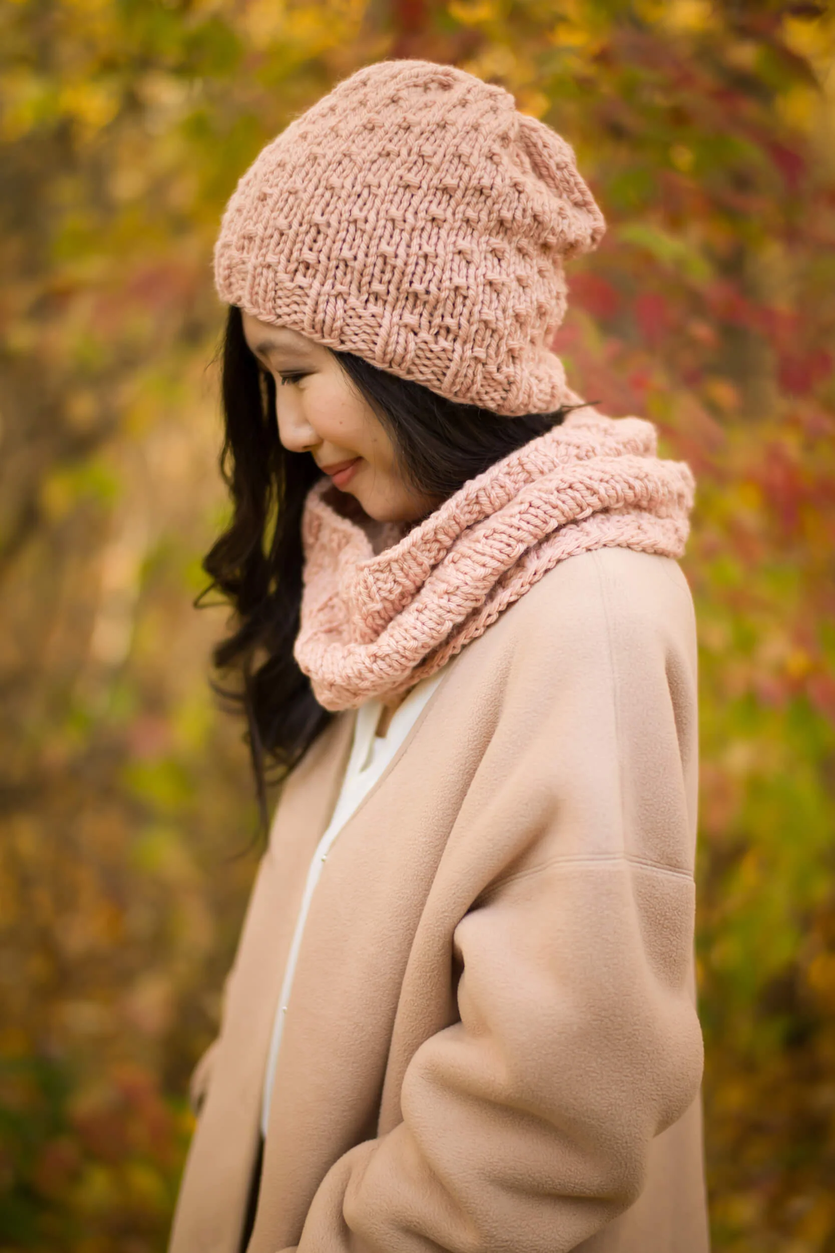 Image of Knit Kit - Bulky Dotty Beanie and Cowl