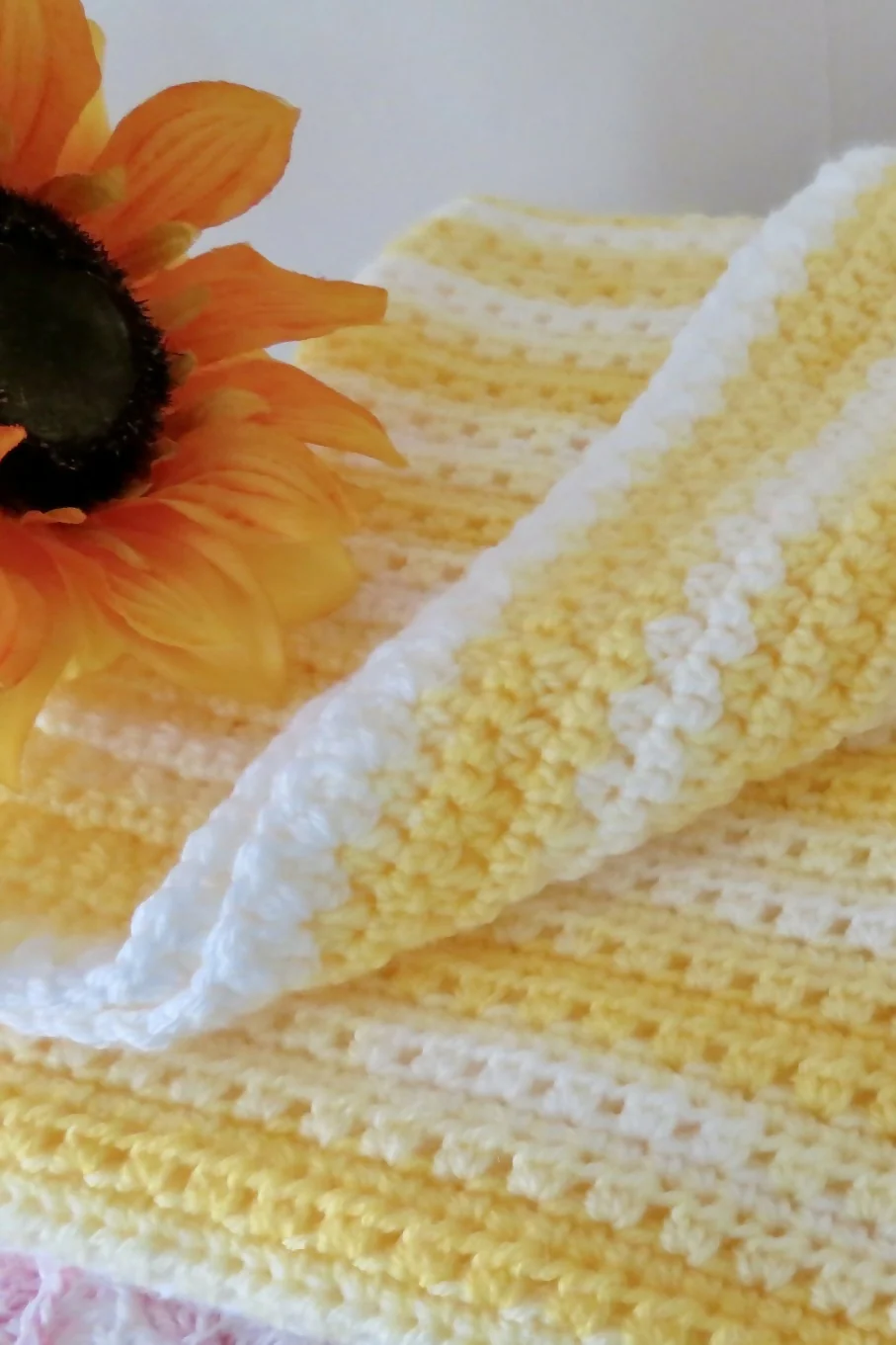 Image of Lemonade Dreams Ice Cream Baby Blanket (Crochet)