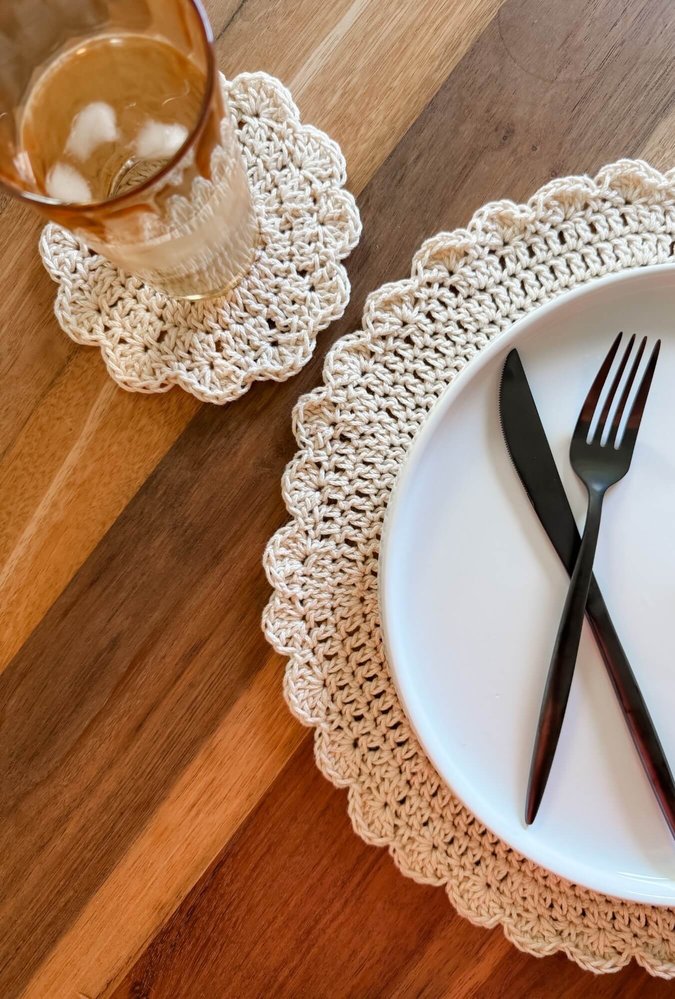 Image of Crochet Kit - Sunrise Table Set