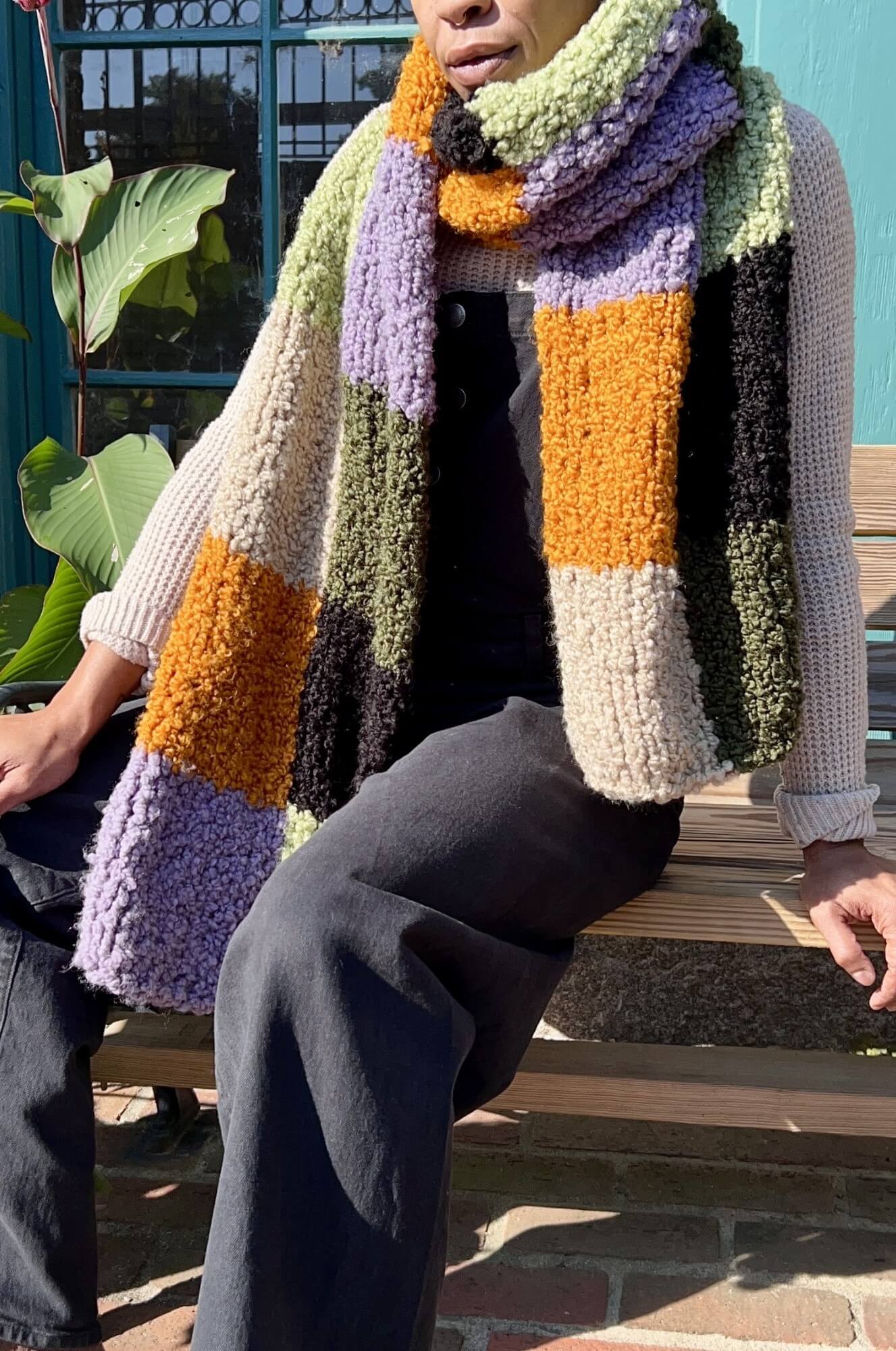 Image of Knit Kit - Check It Scarf