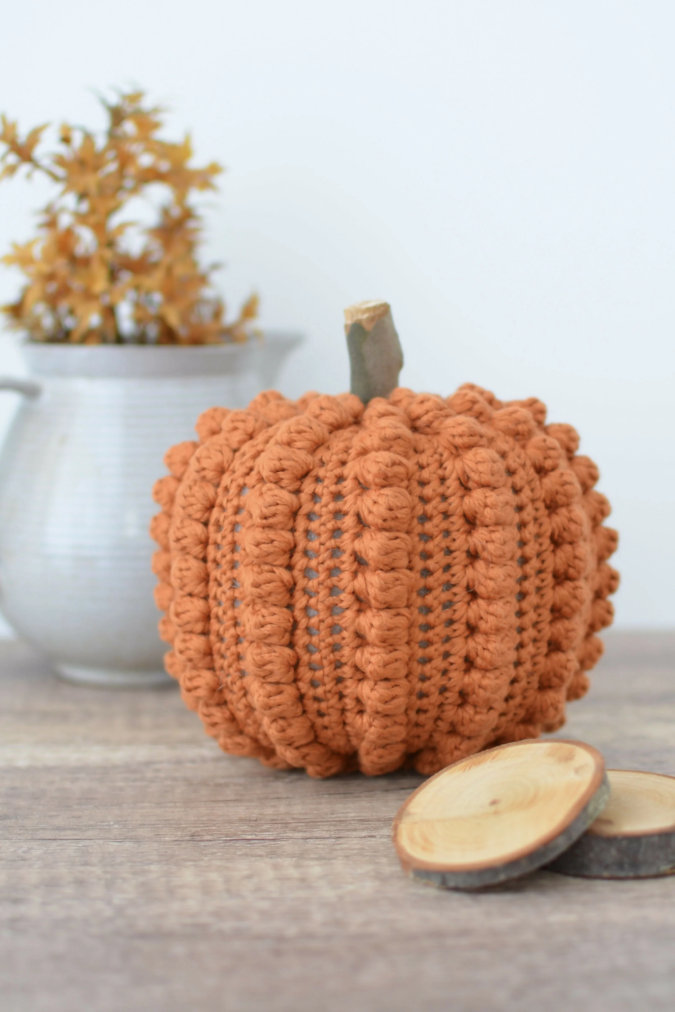 Image of Bobble Stitch Pumpkin (Crochet)