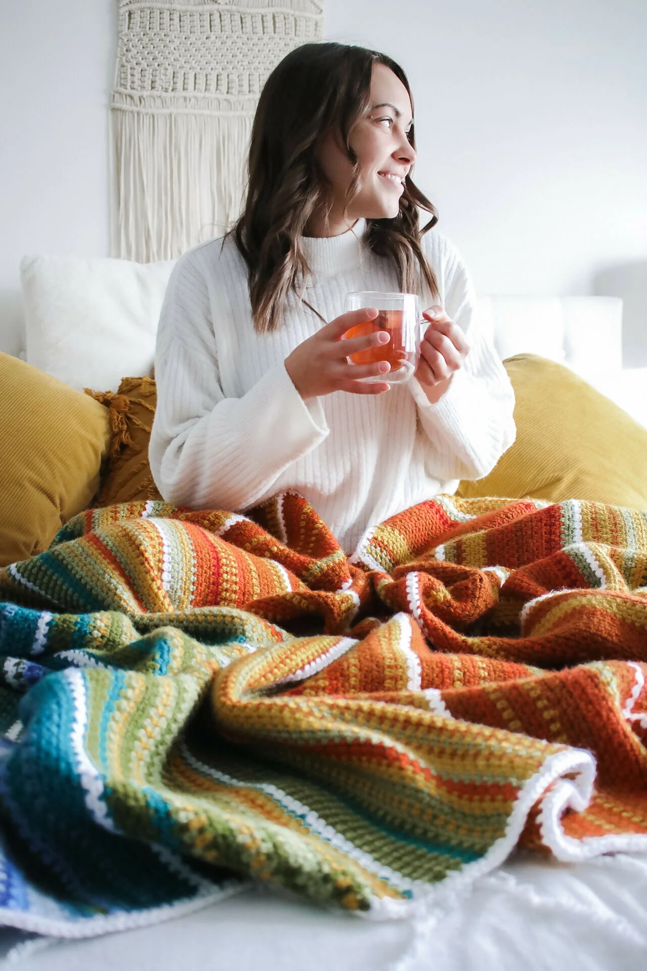 Image of Temperature Blanket (Crochet)