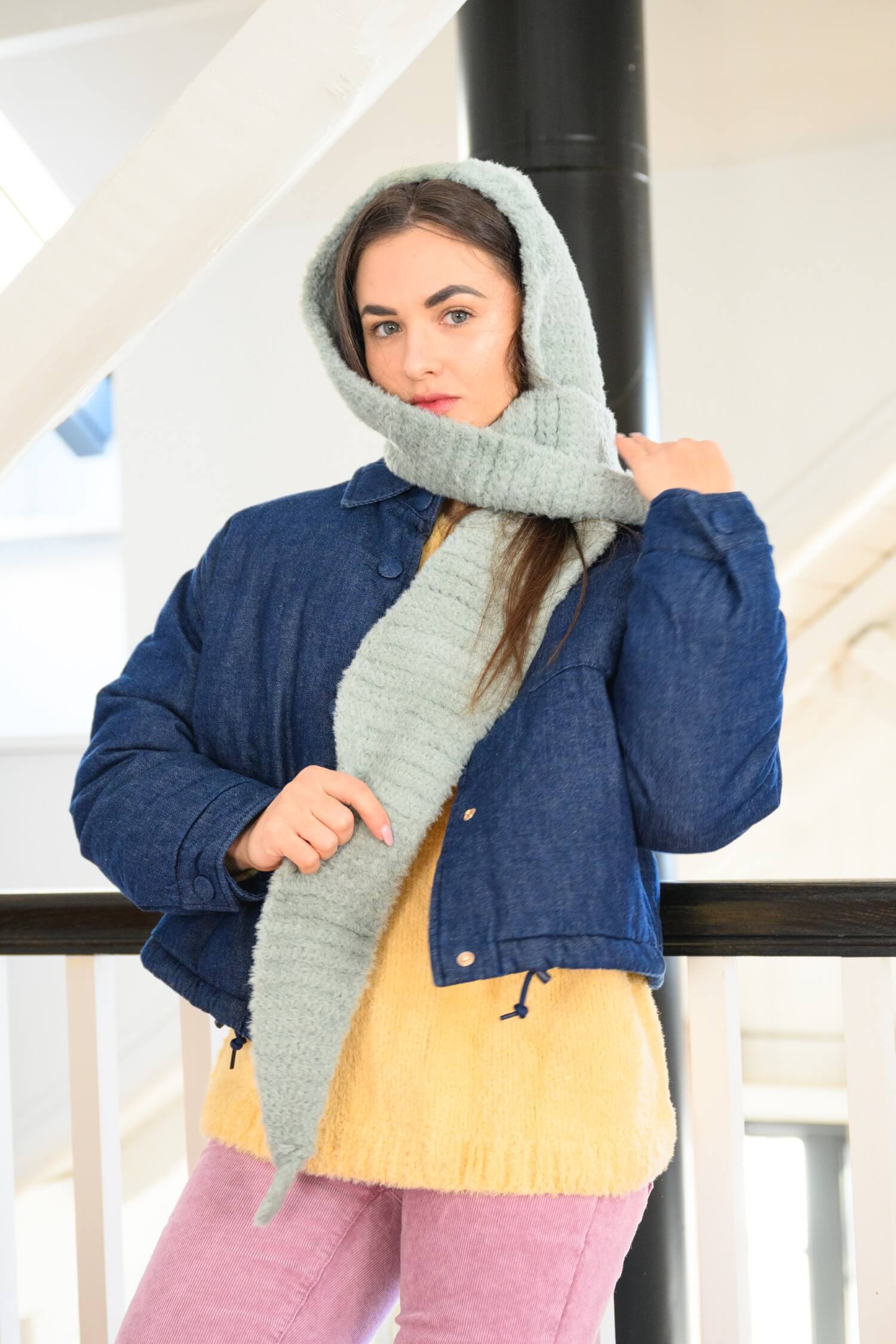 Image of Crochet Kit - Hooded Scarf