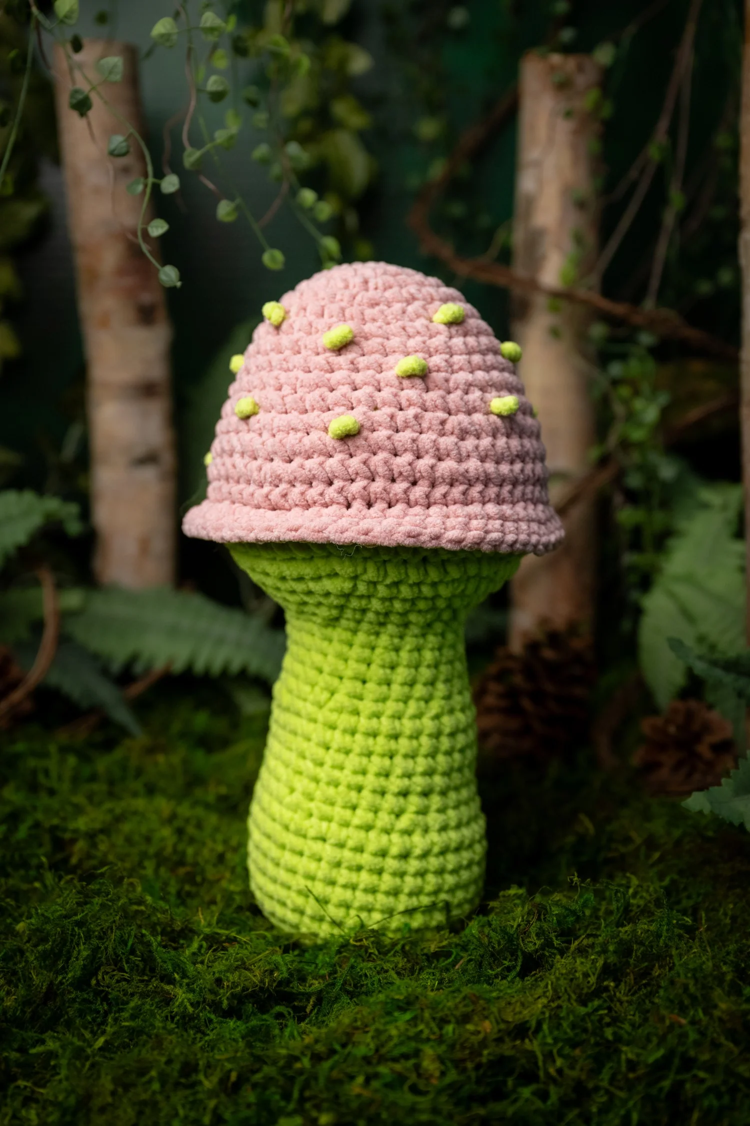 Image of Strawberry Fields Mushroom (Crochet)