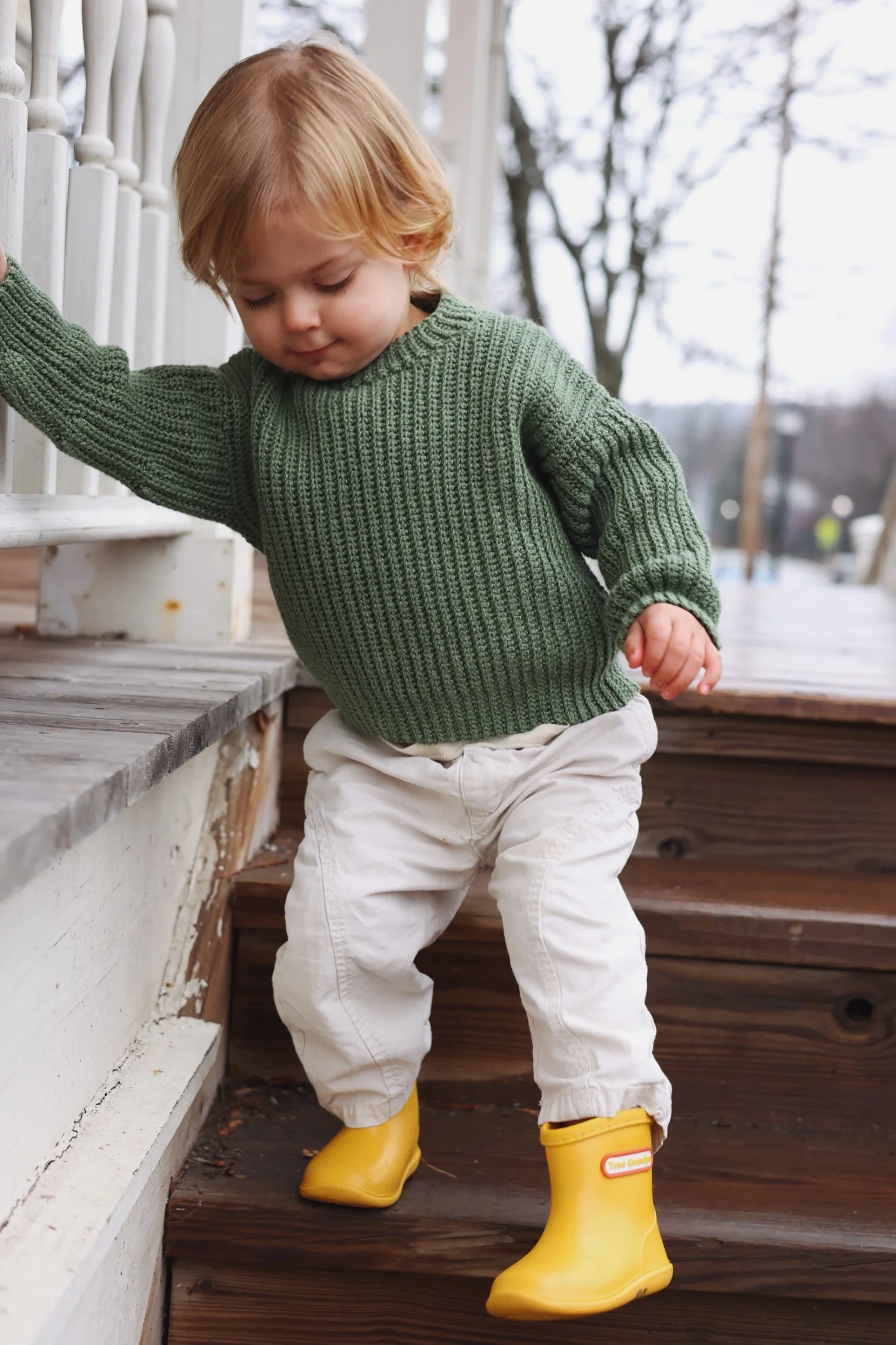 Image of Crochet Kit - Nantucket Ribbed Pullover Light Junior