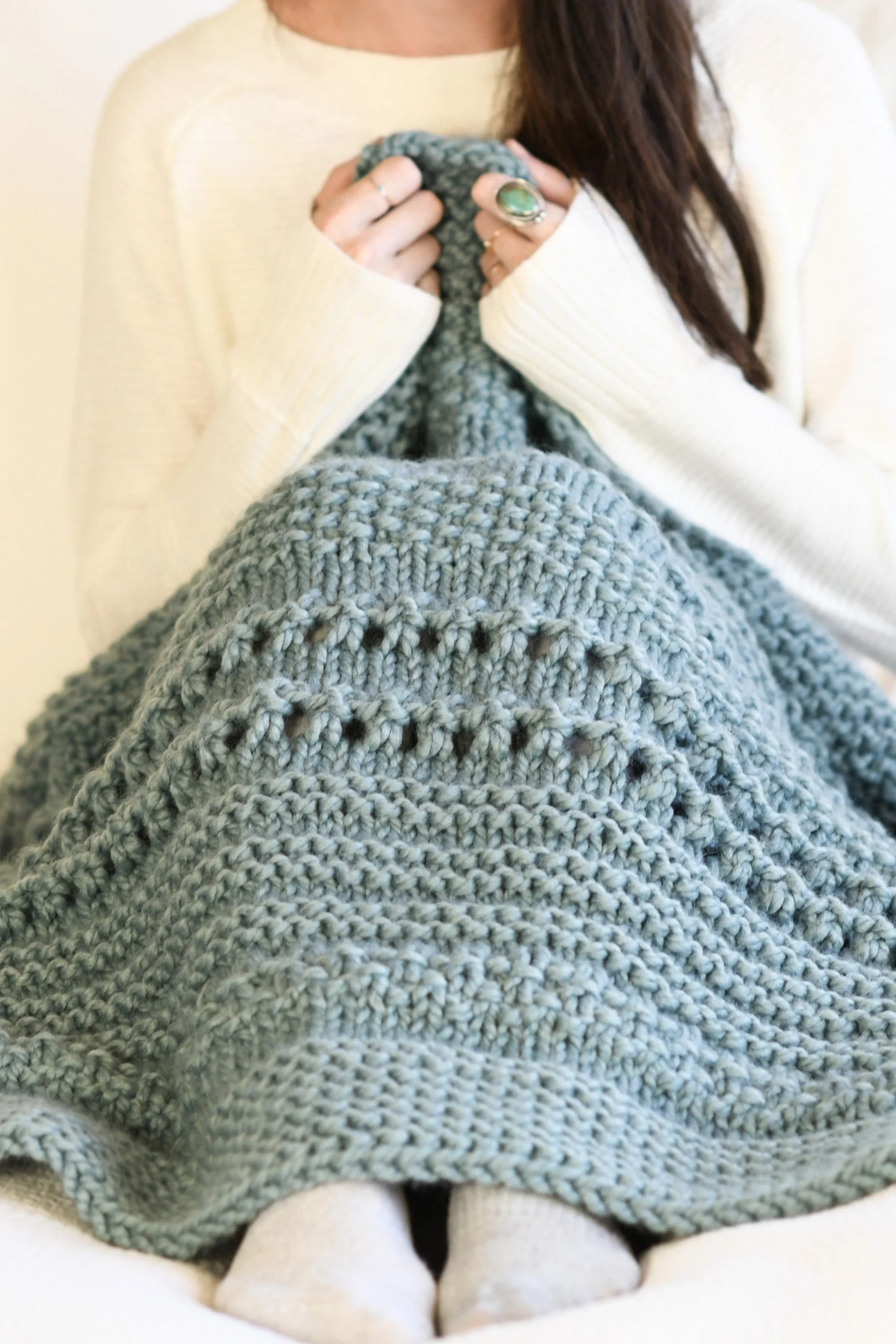 Image of Knit Kit - Winter Cuddler Throw