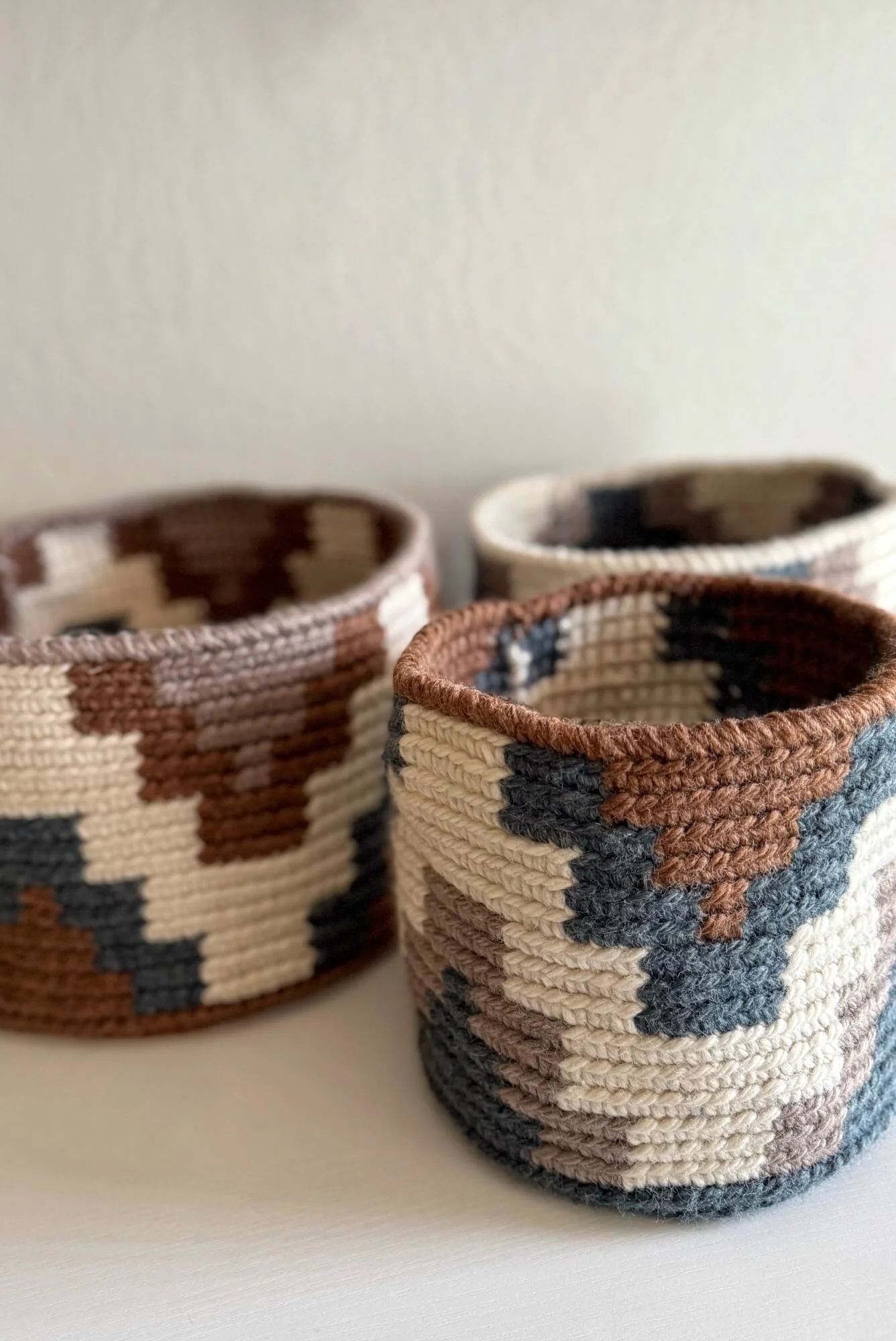 Image of Crochet Kit - The Nori Nesting Baskets