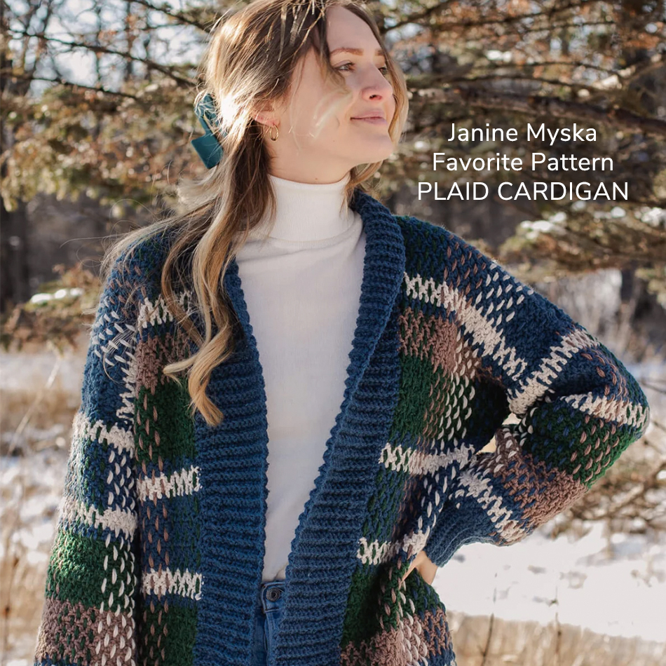 Plaid Cardigan