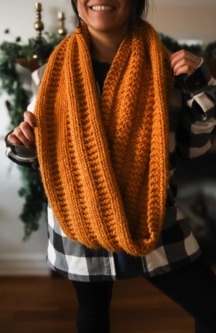 Image of Knit Kit - Nora Infinity Scarf