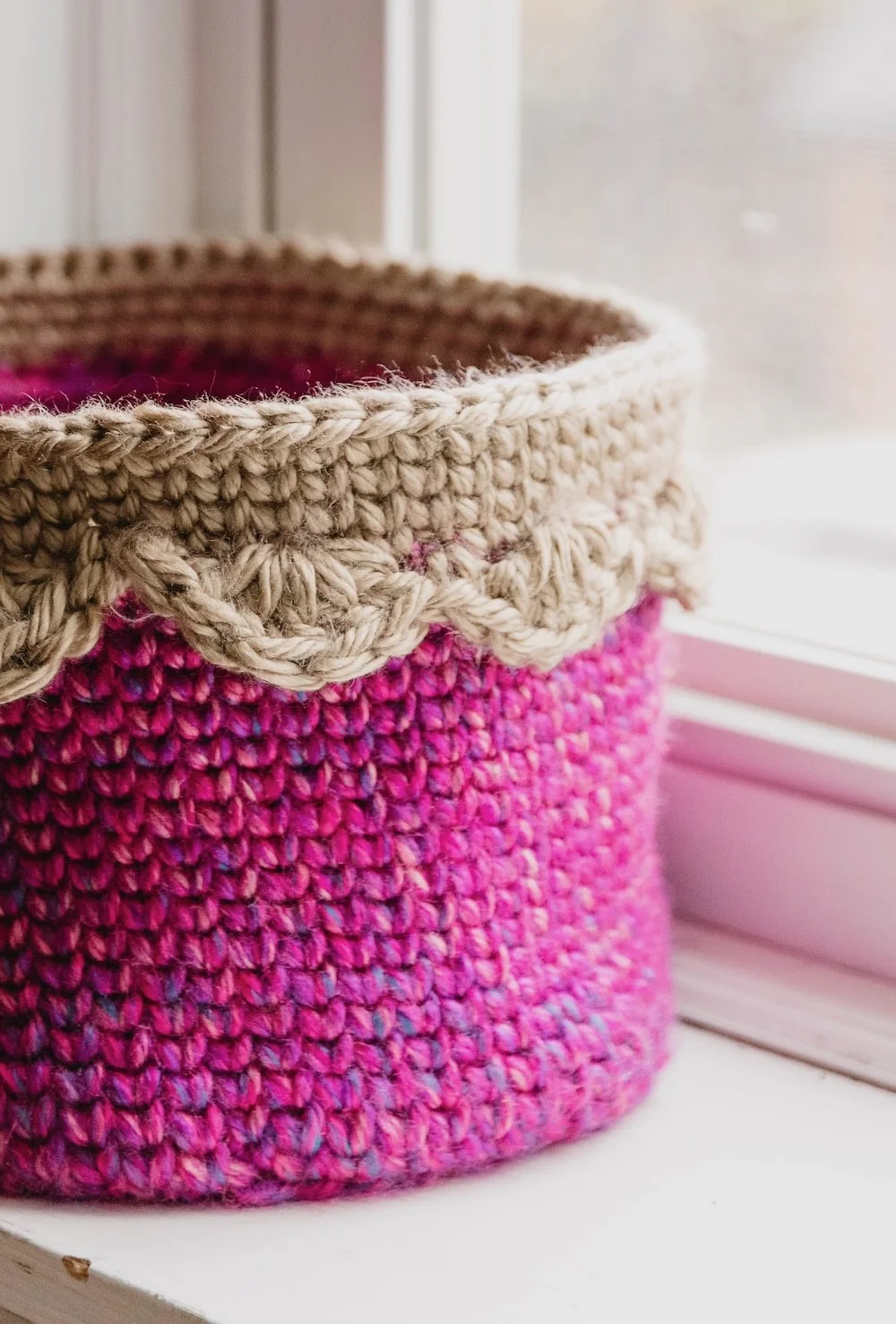 Image of Crochet Kit - Scallop Basket