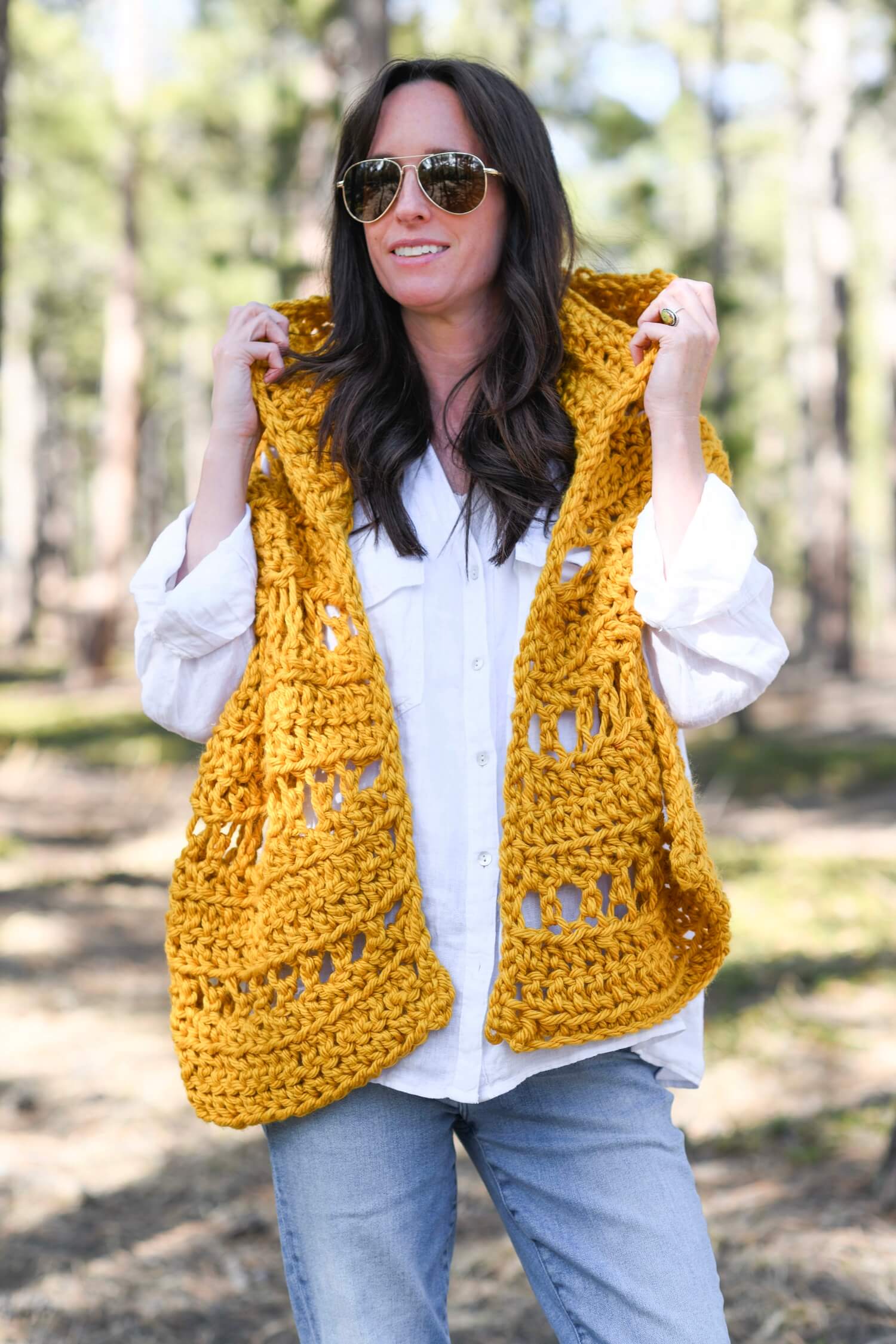 Image of Crochet Kit - Sun Kissed Hooded Wrap
