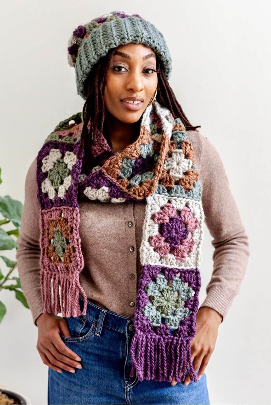 Image of Crochet Kit - Robin Hat & Scarf