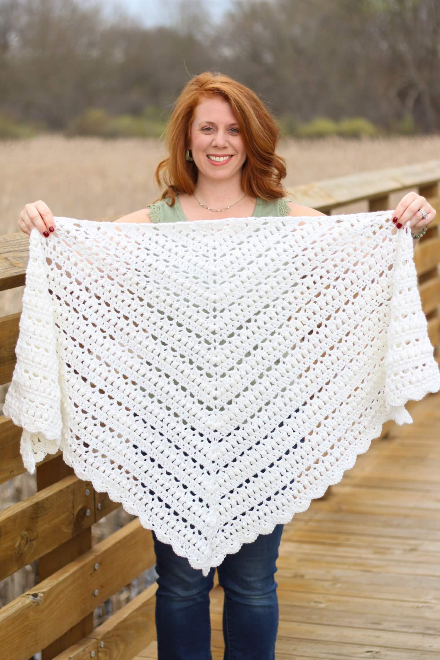 Image of Crochet Kit - Heirloom Serenity Shawl