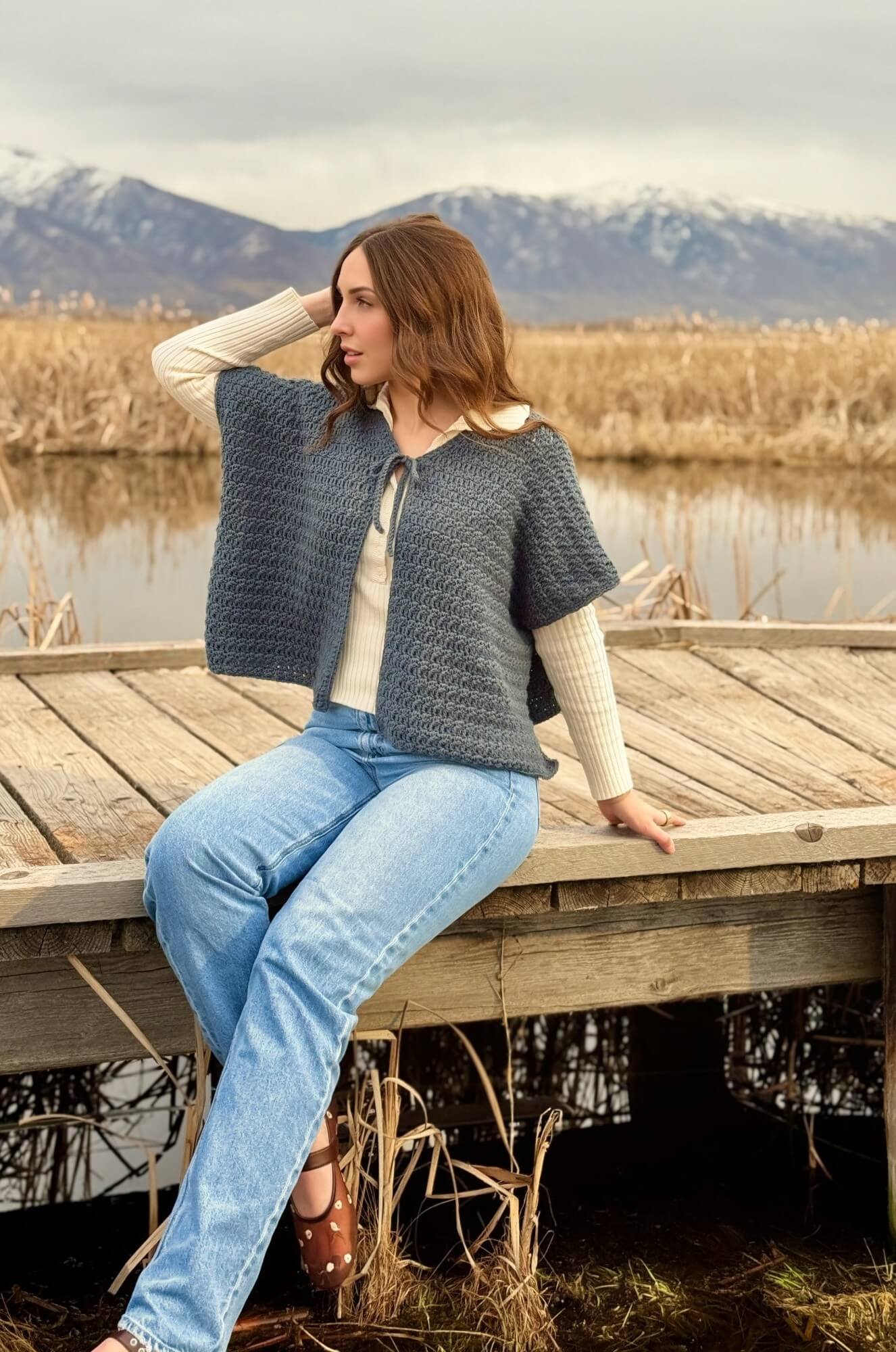 Image of Crochet Kit - Cambrie Cropped Cape
