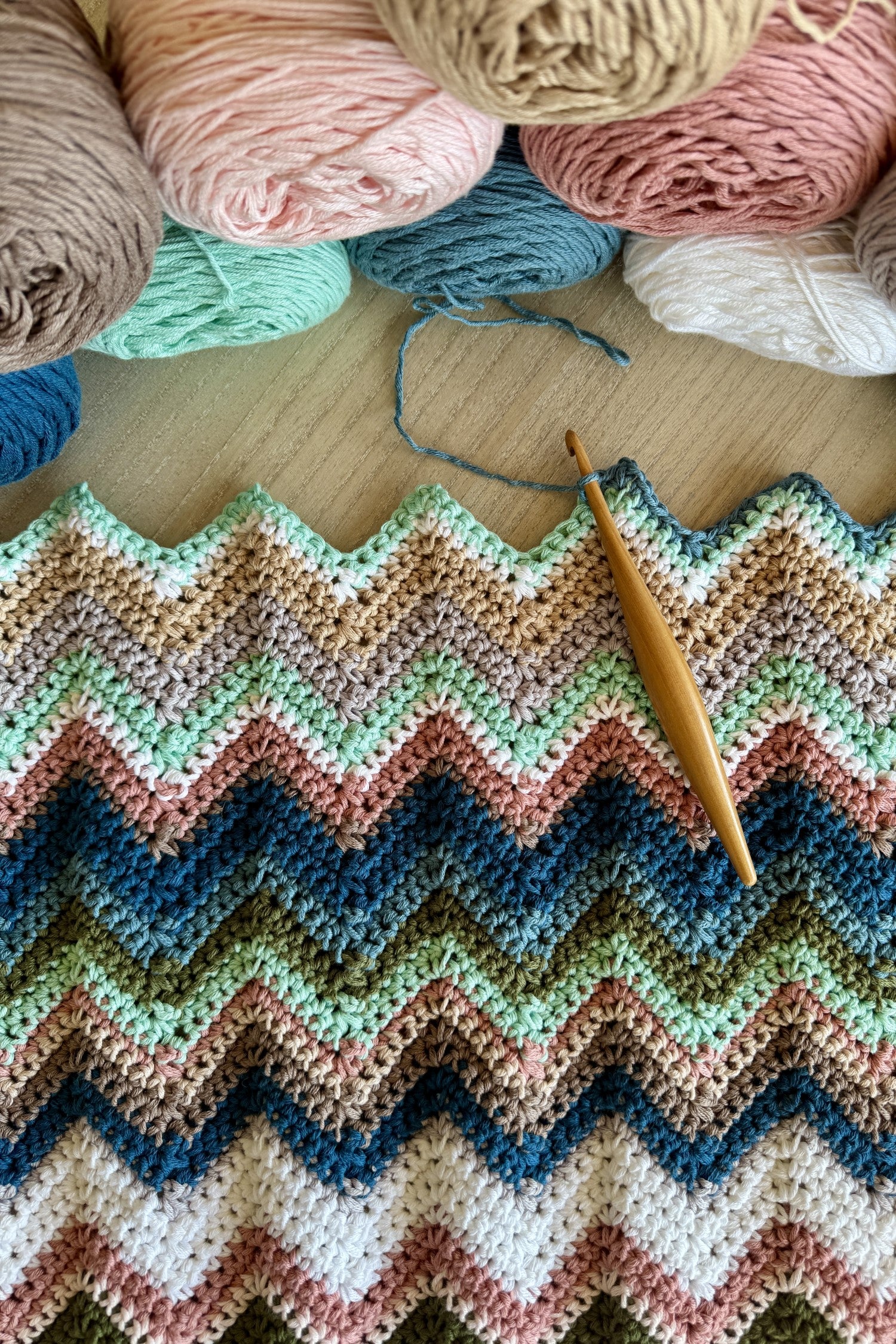 Image of Crochet Mood Blanket 2025