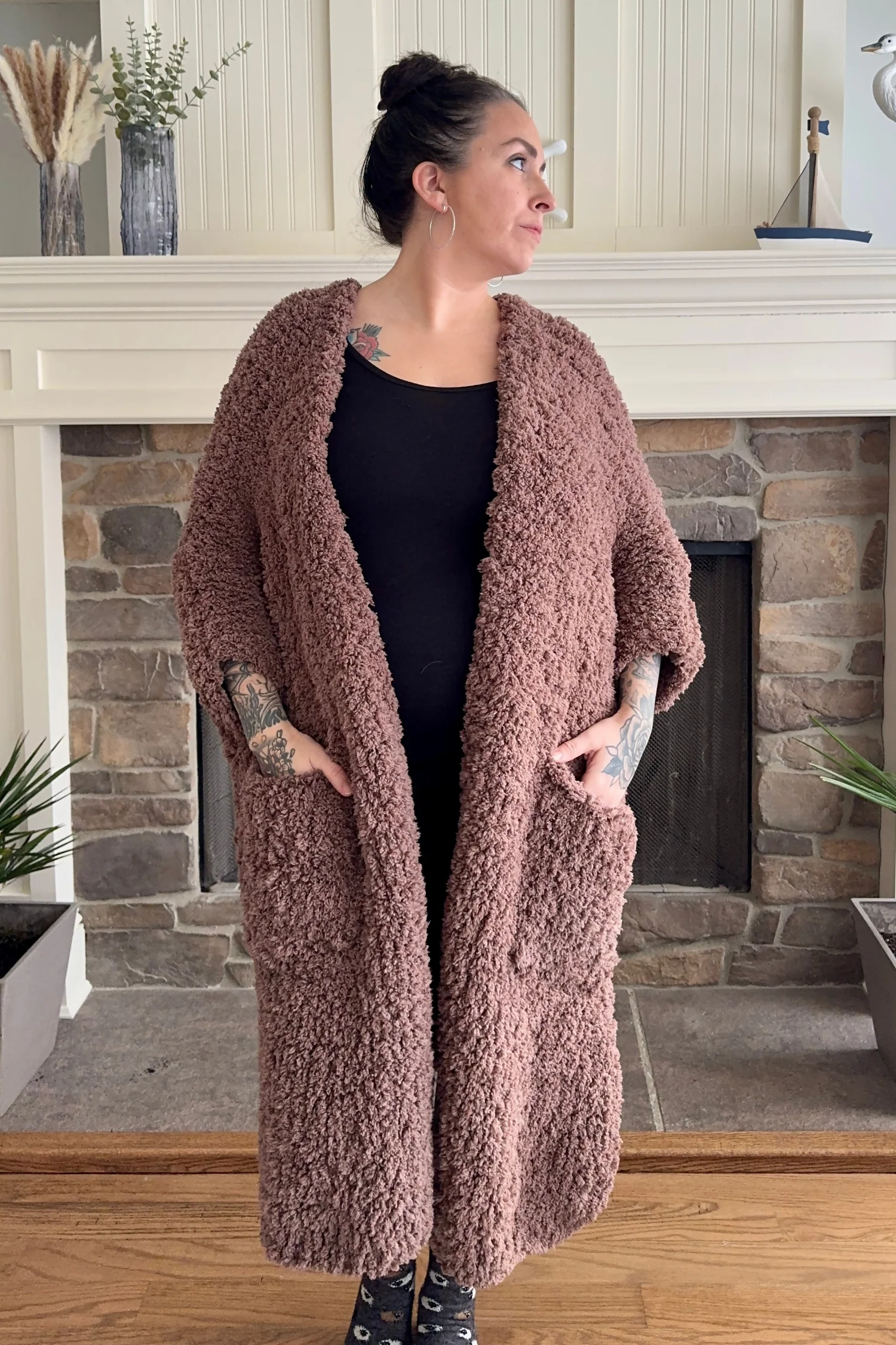 Image of Plush Blanket Cardigan (Knit)
